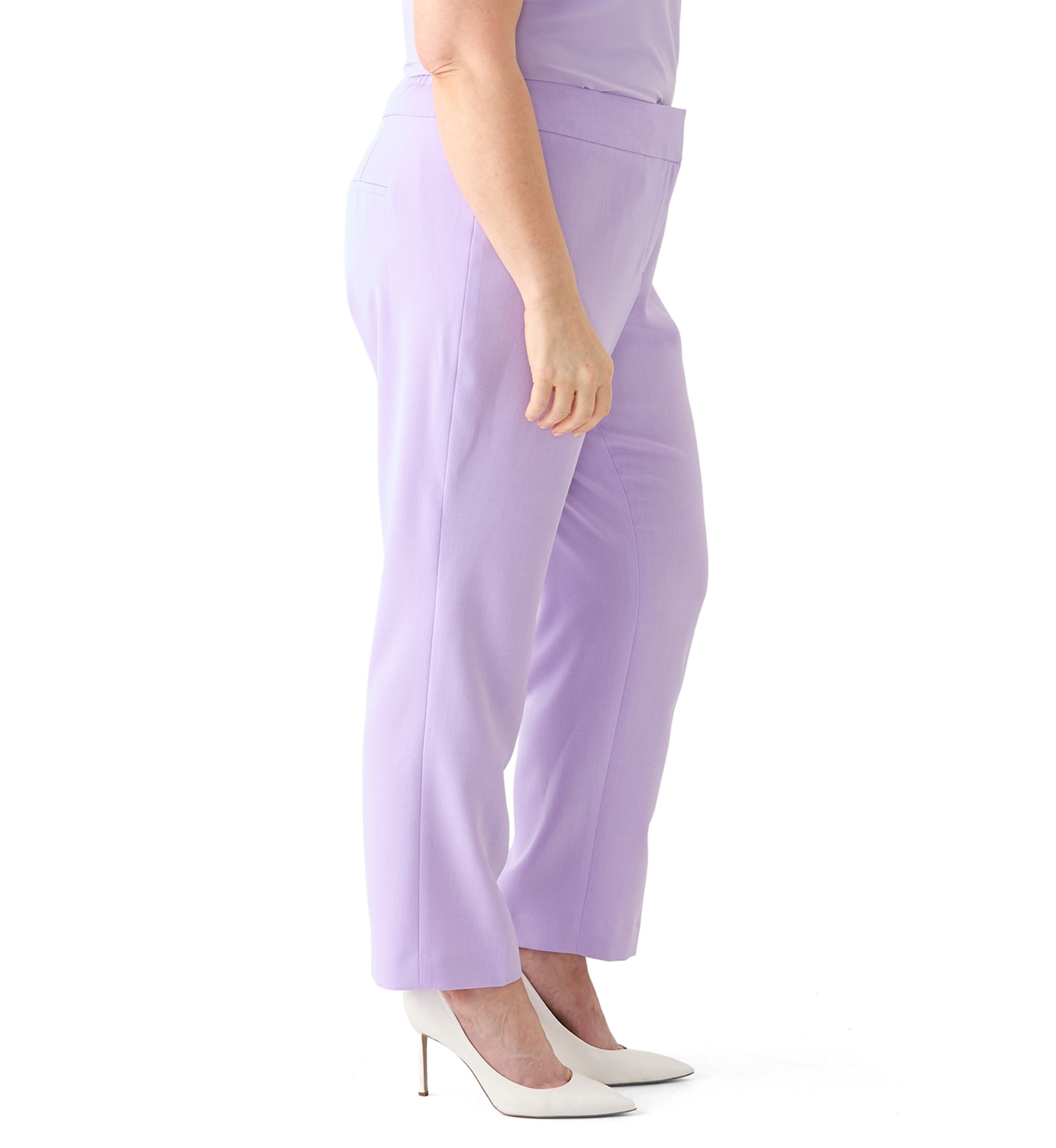 Plus Size Slim Fit Trousers