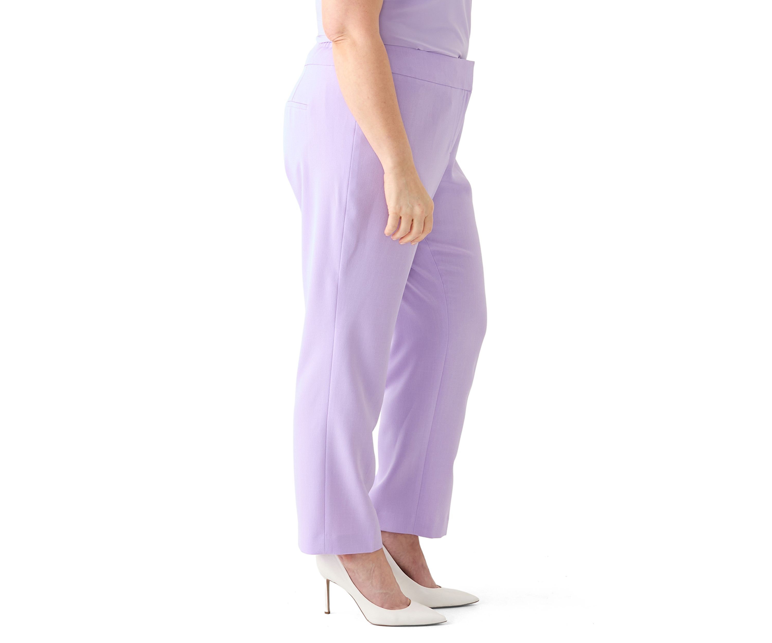 Plus Size Slim Fit Trousers