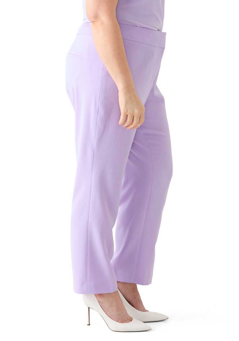 Plus Size Slim Fit Trousers
