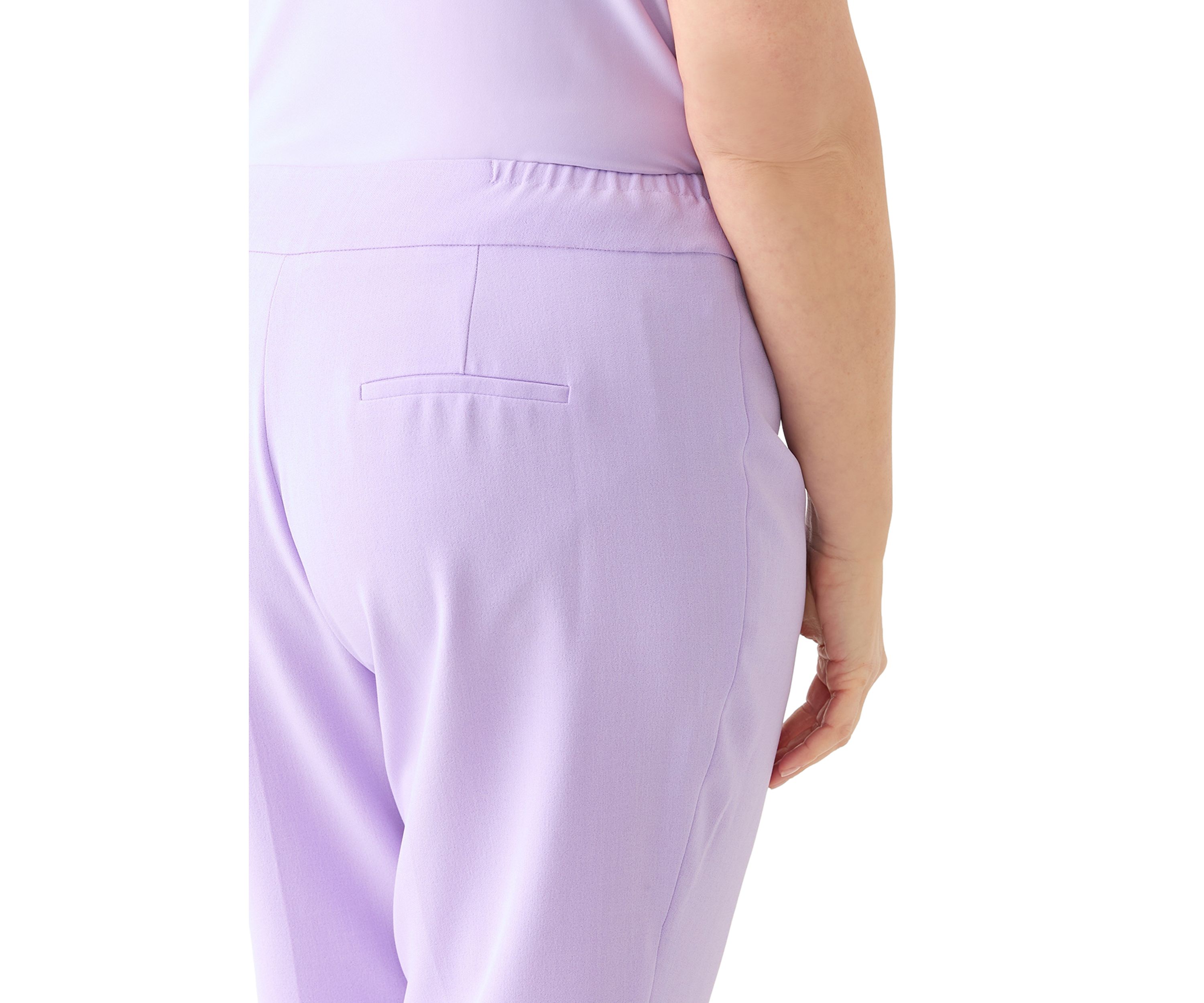 Plus Size Slim Fit Trousers