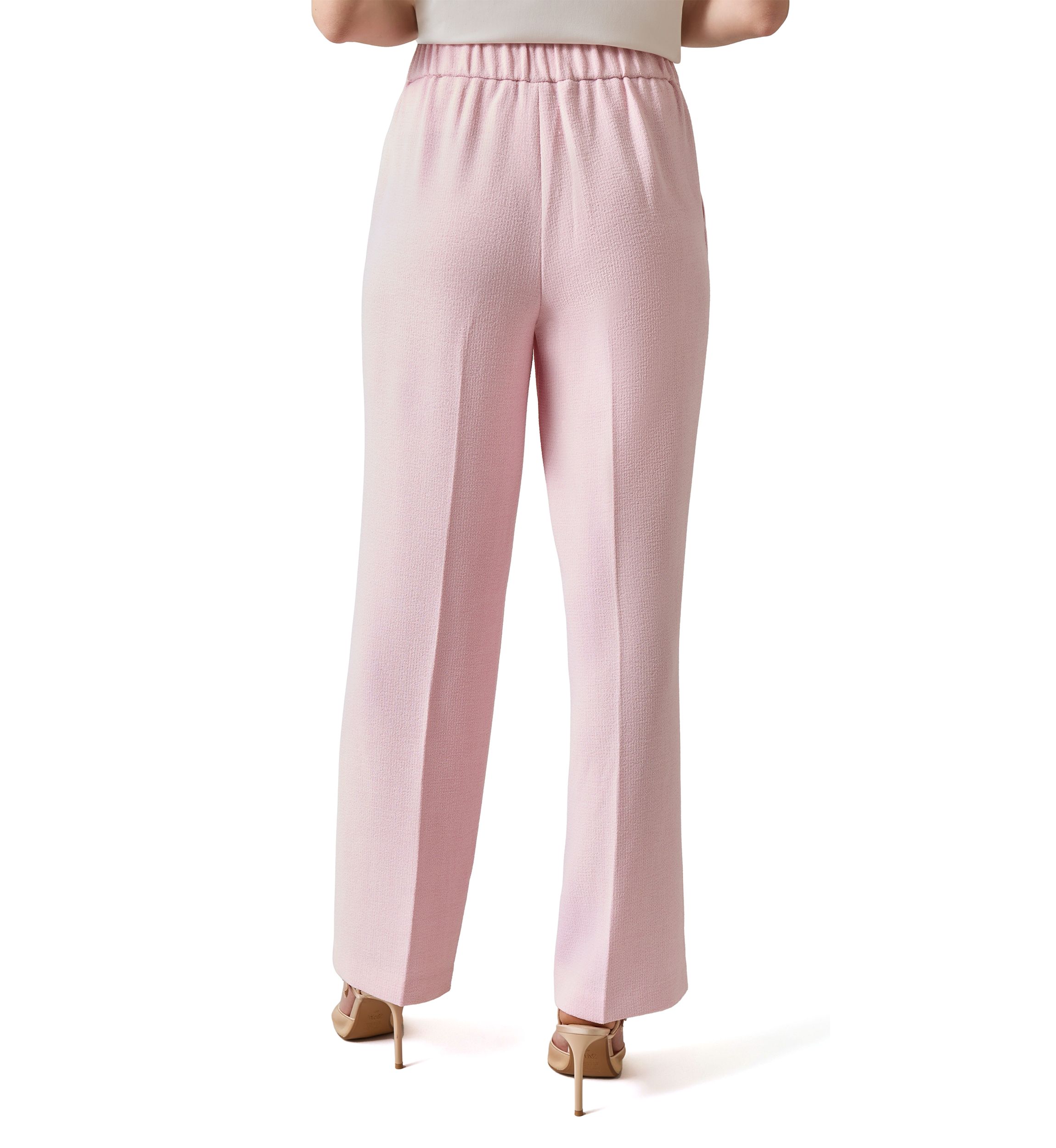 Womens Pull On Elastic Back Trousers