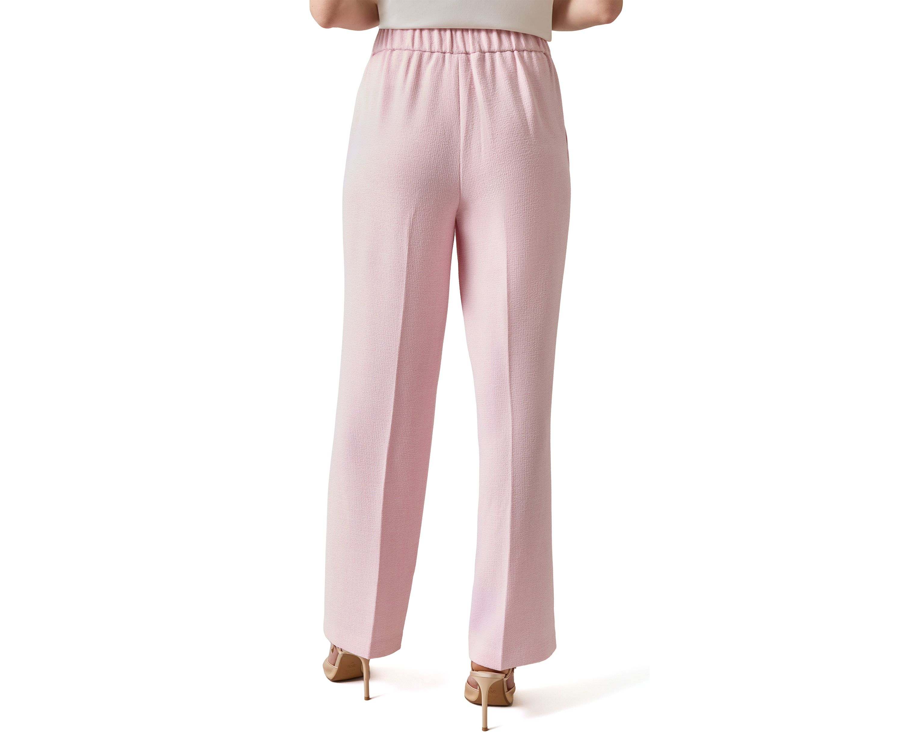 Womens Pull On Elastic Back Trousers