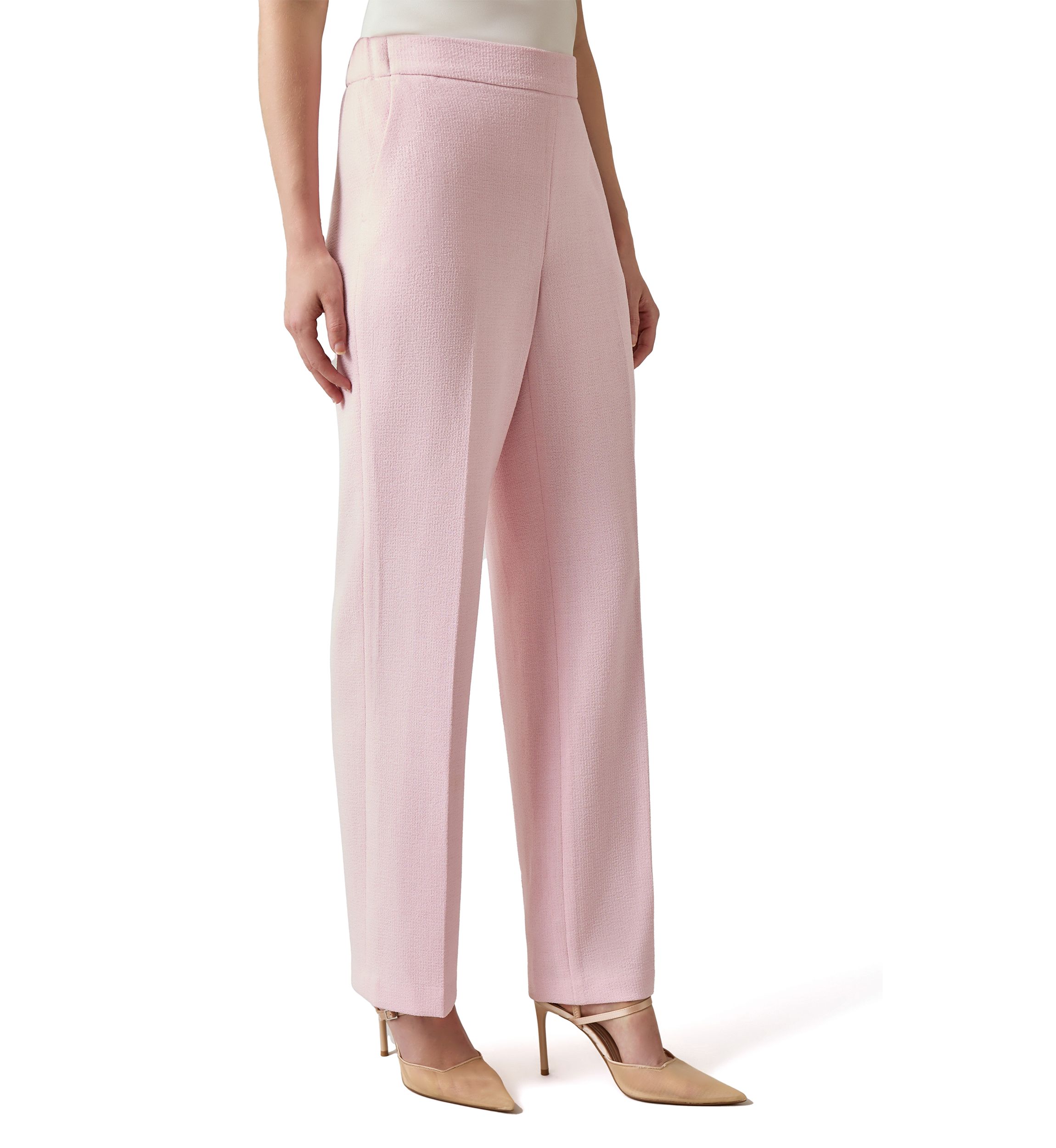 Womens Pull On Elastic Back Trousers
