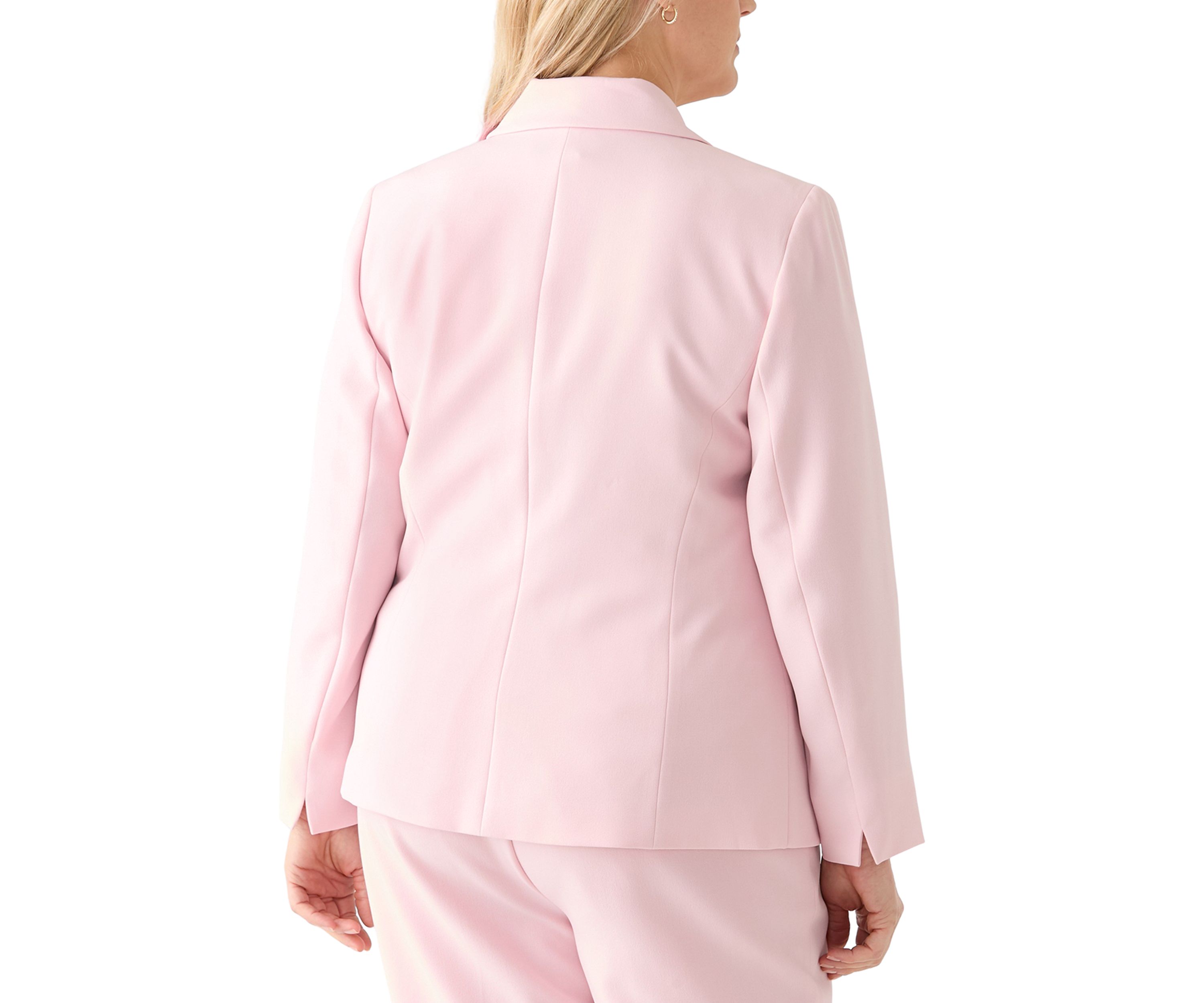 Plus Size Notch Collar Blazer