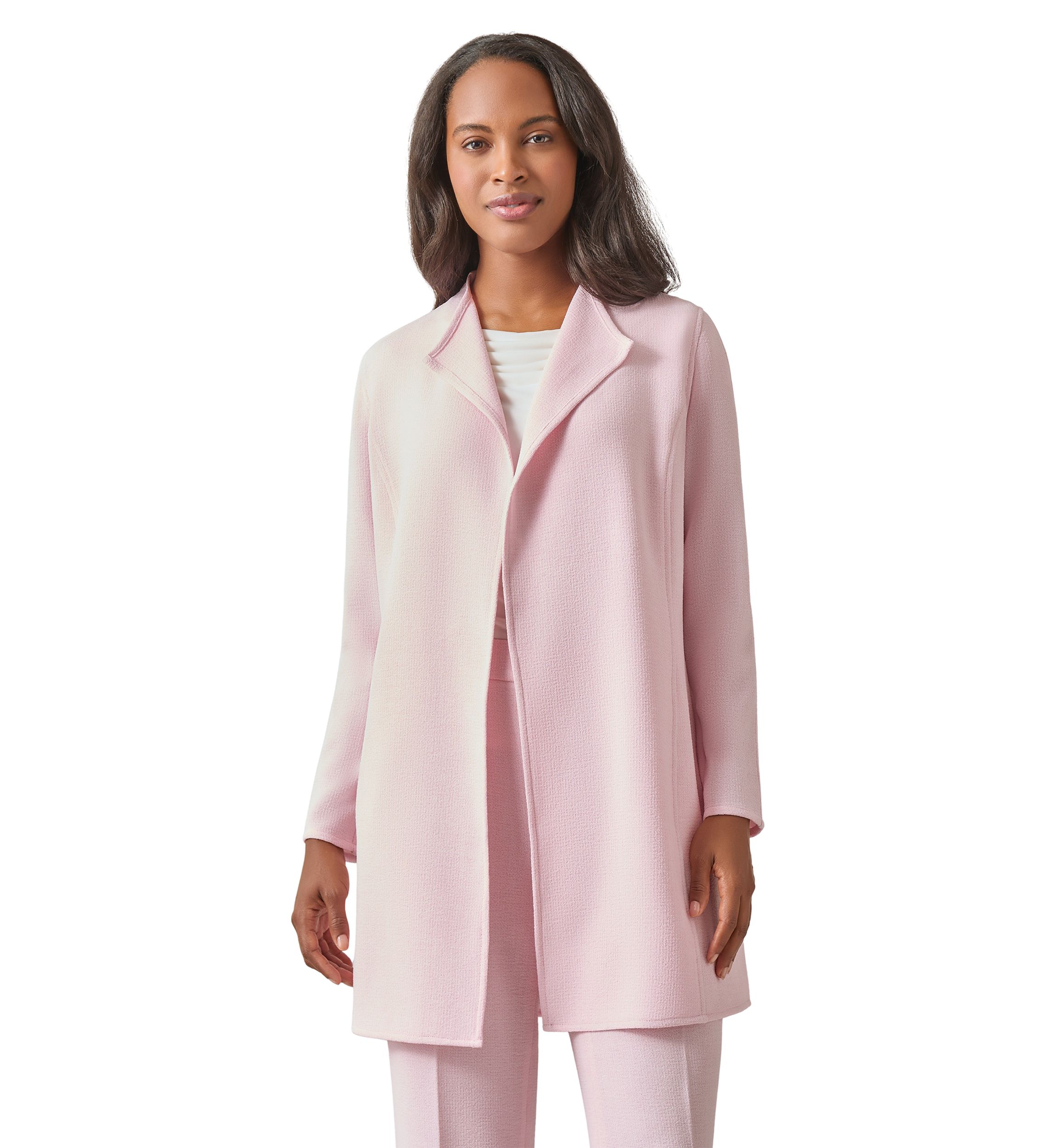 Womens Drape Front Jacket 