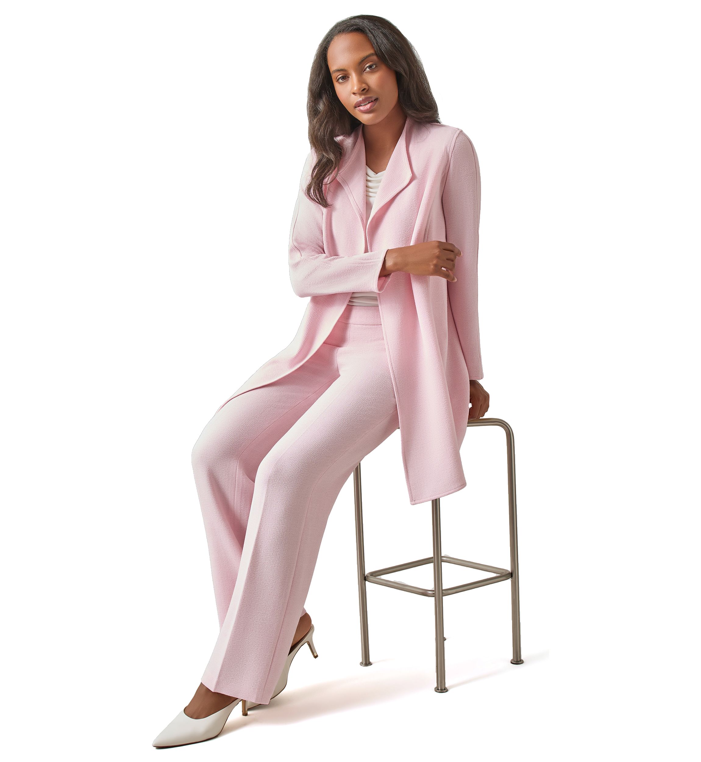 Womens Drape Front Jacket 