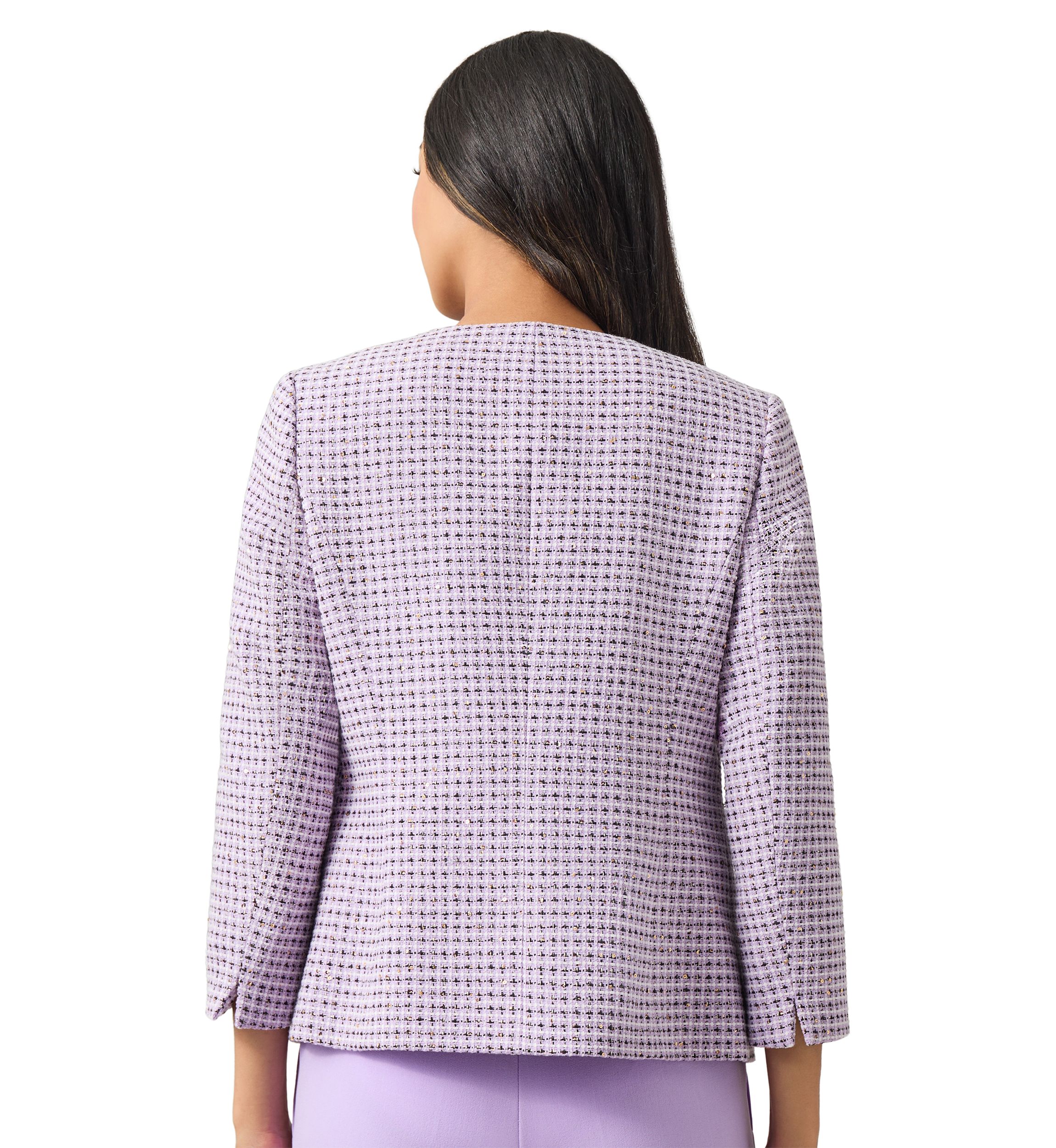 Petite Open Jacket with 3/4 Sleeves