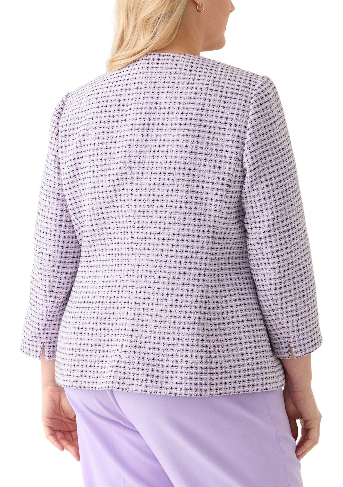 Plus Size Open Jacket 