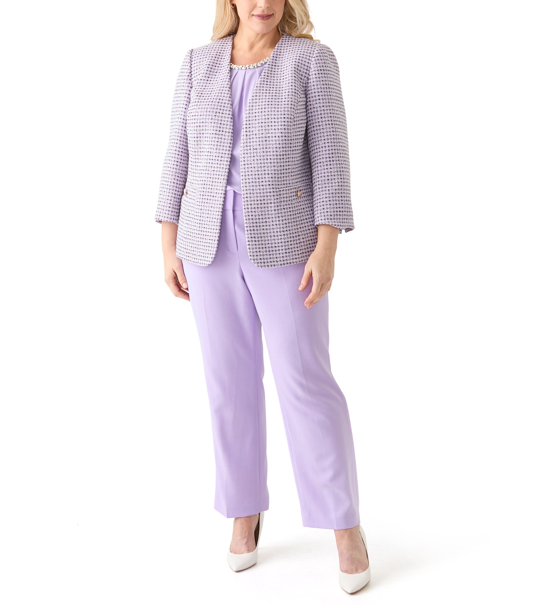 Plus Size Open Jacket 