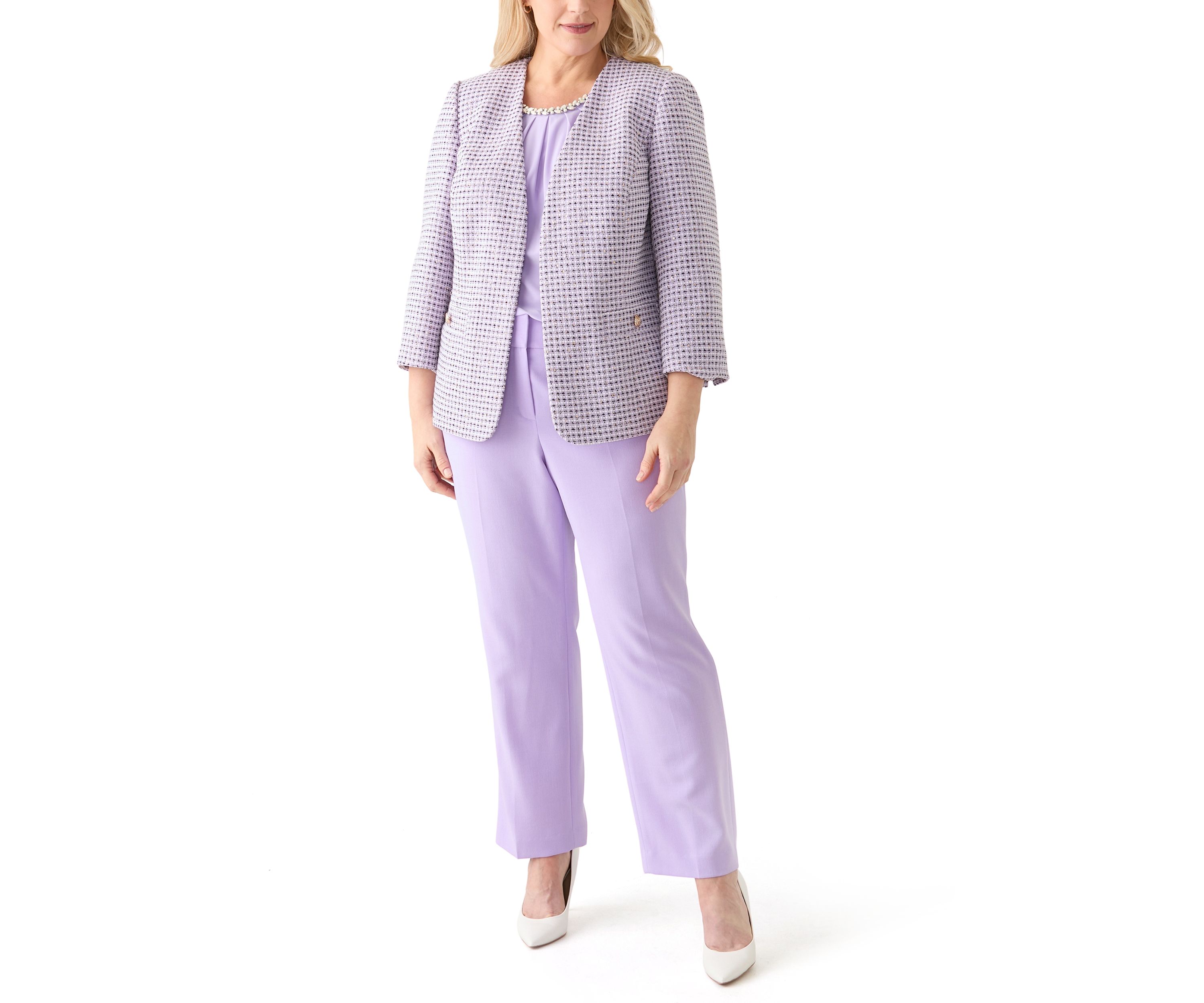 Plus Size Open Jacket 