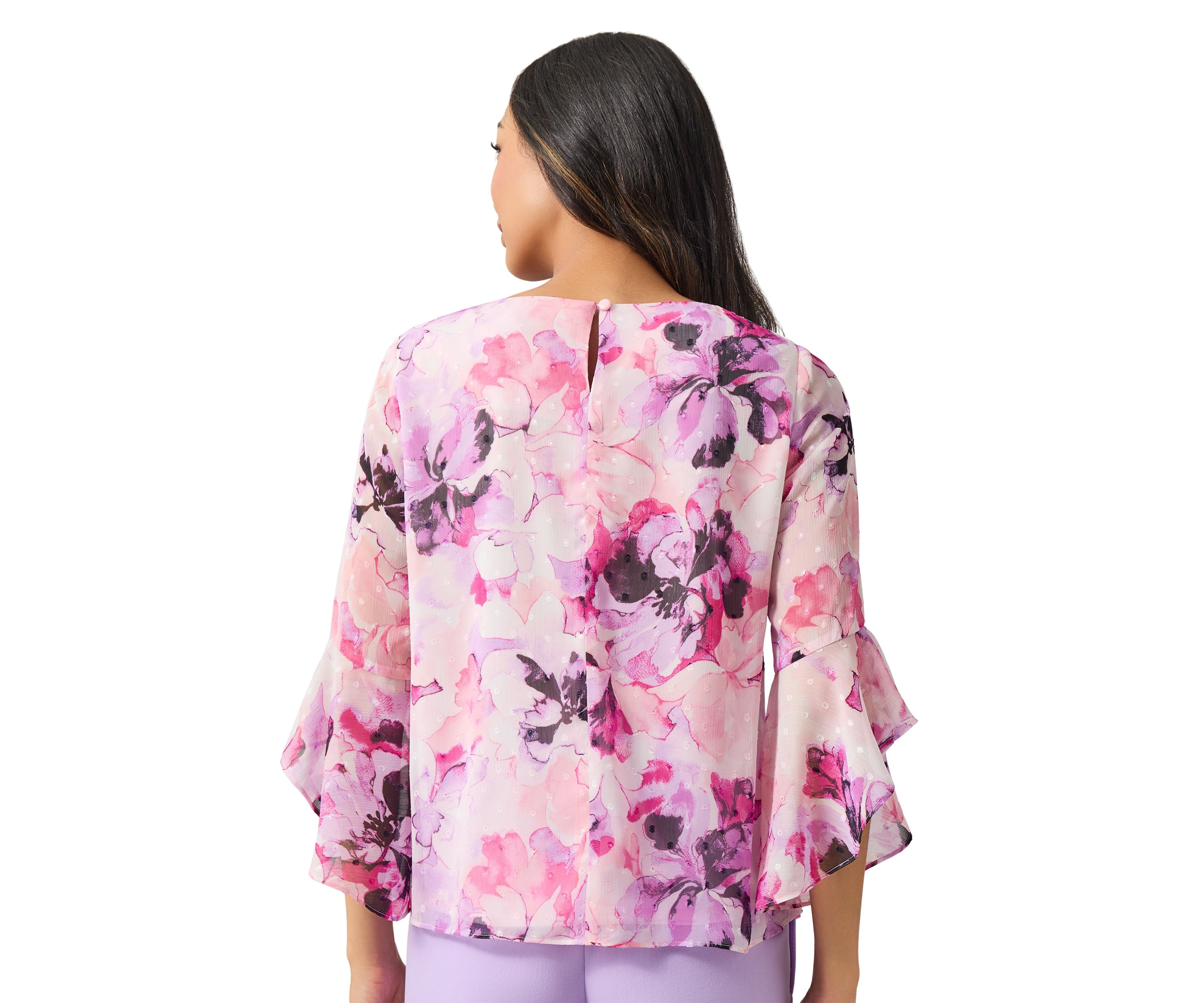 Womens Bell Sleeve Blouse