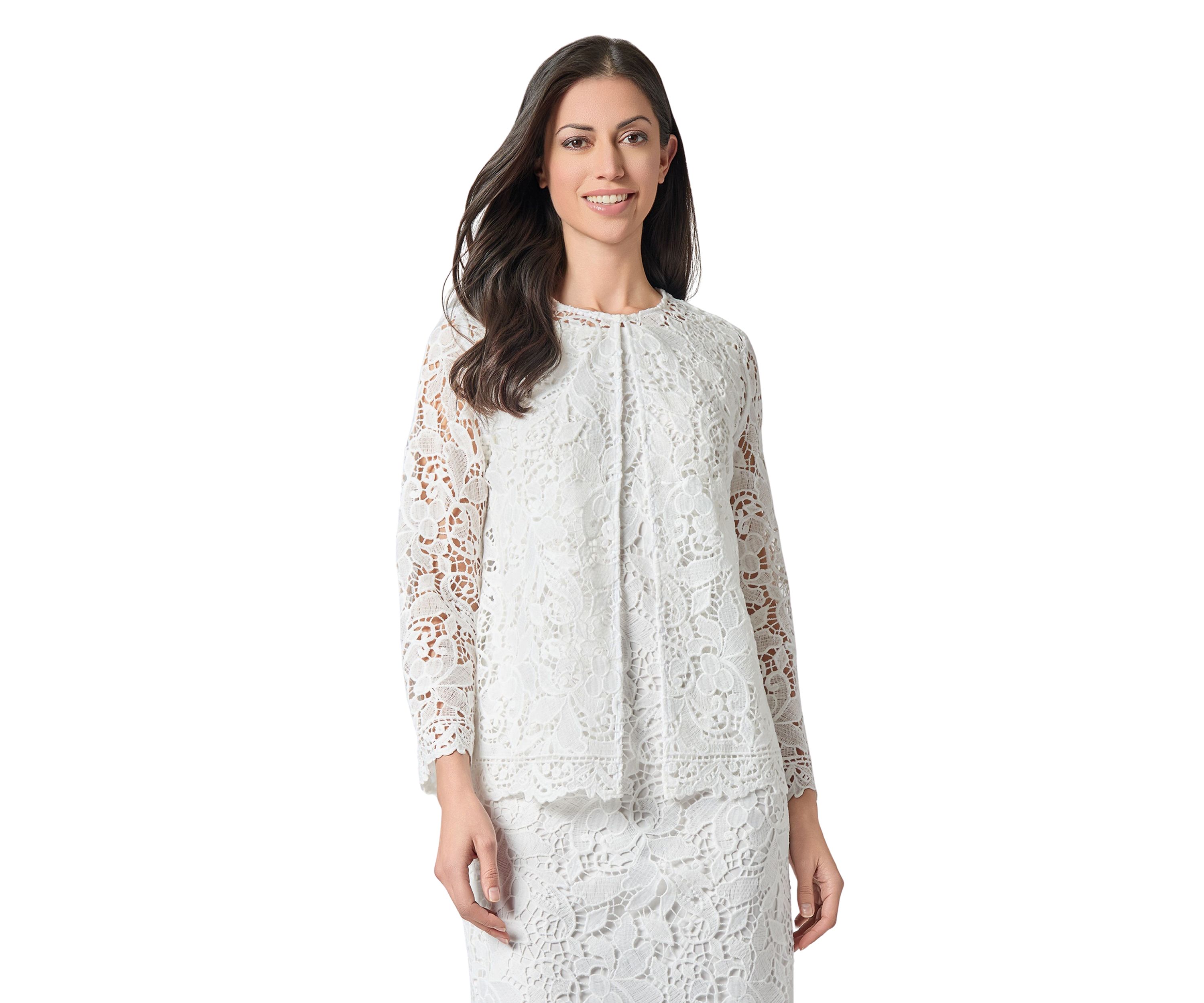 Womens 3/4 Sleeve Cardigan