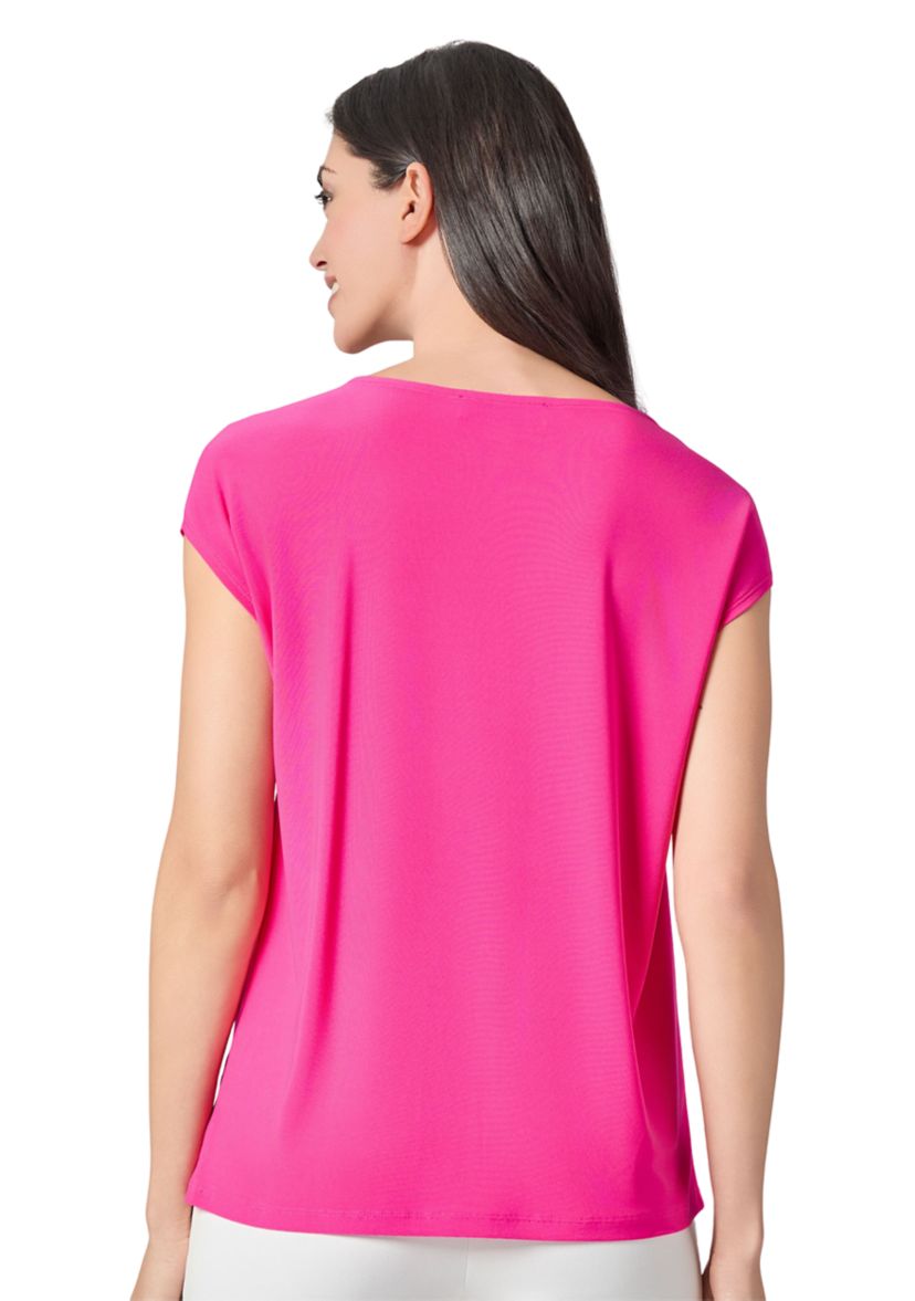 Petite Scrunch Neck Knit Top