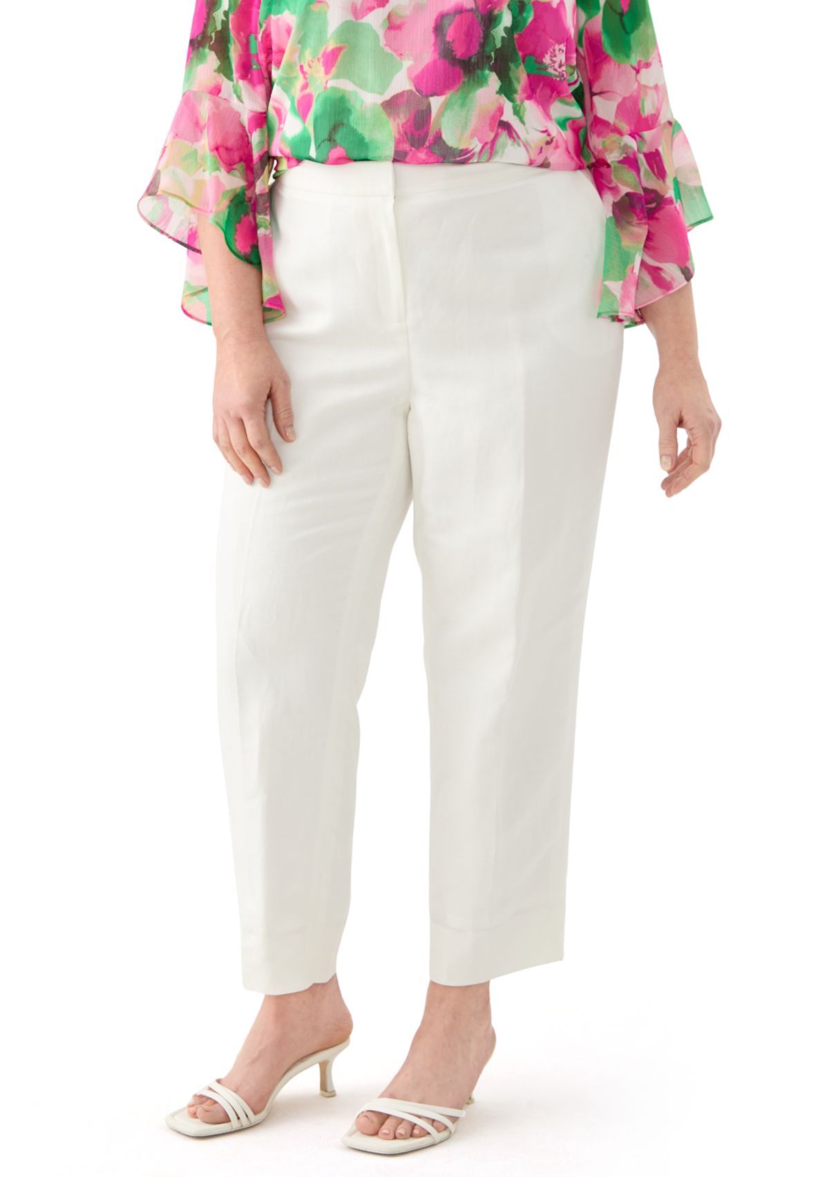 Plus Size Linen Pants