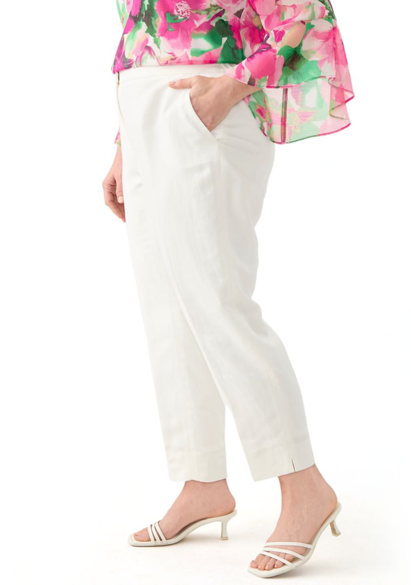 Plus Size Linen Pants