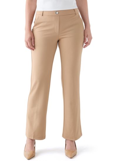 Women's Stretch Twill Pull On Trouser Pants
