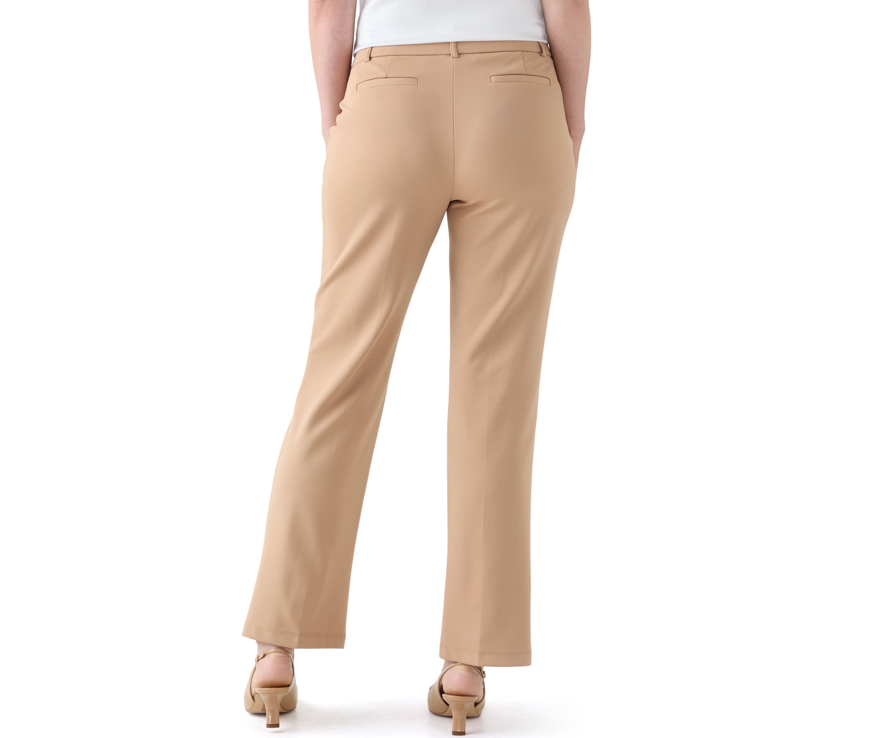 Womens Stretch Twill Pull On Trouser Pants