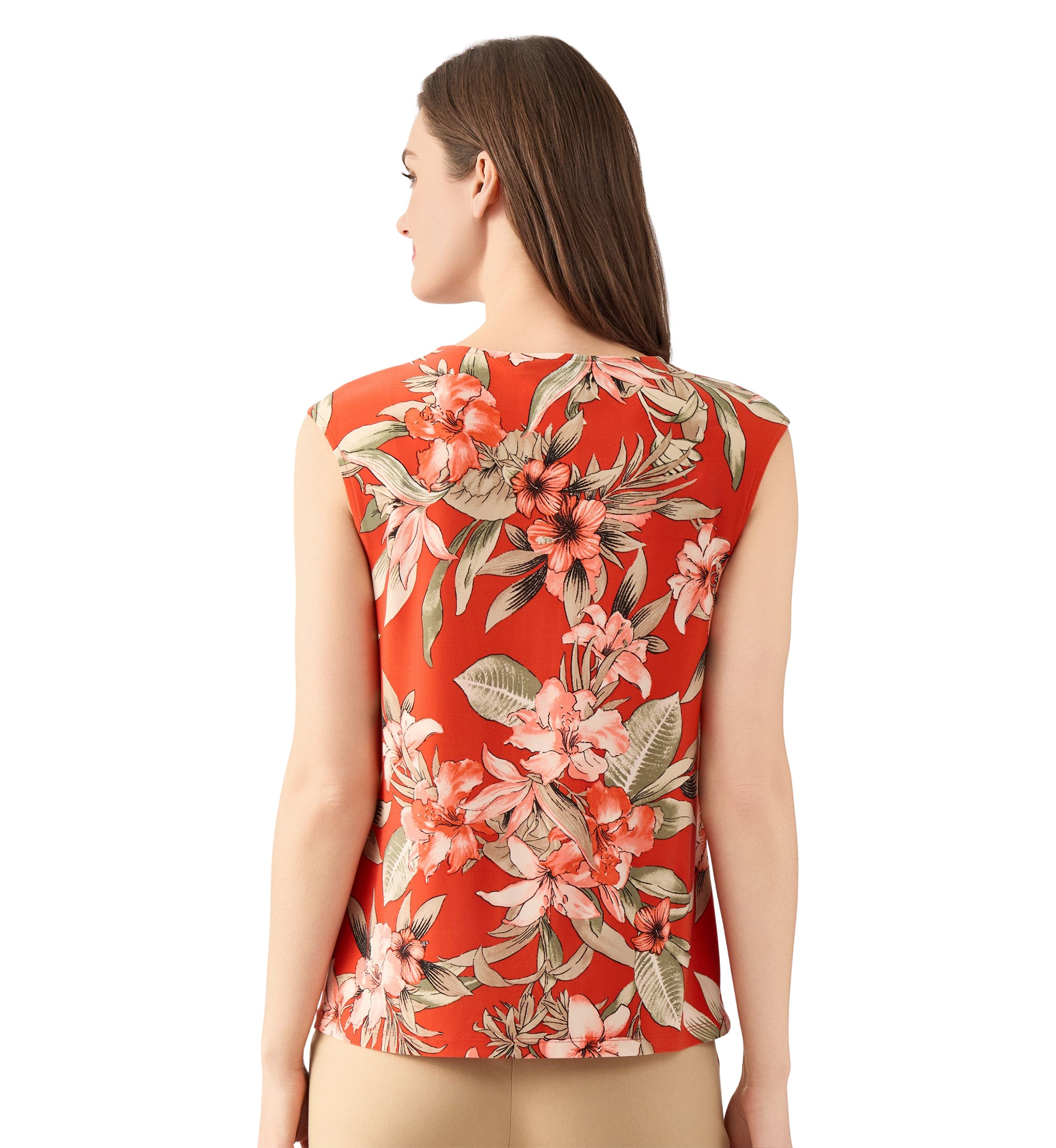 Petite Keyhole Cami with Cap Sleeves