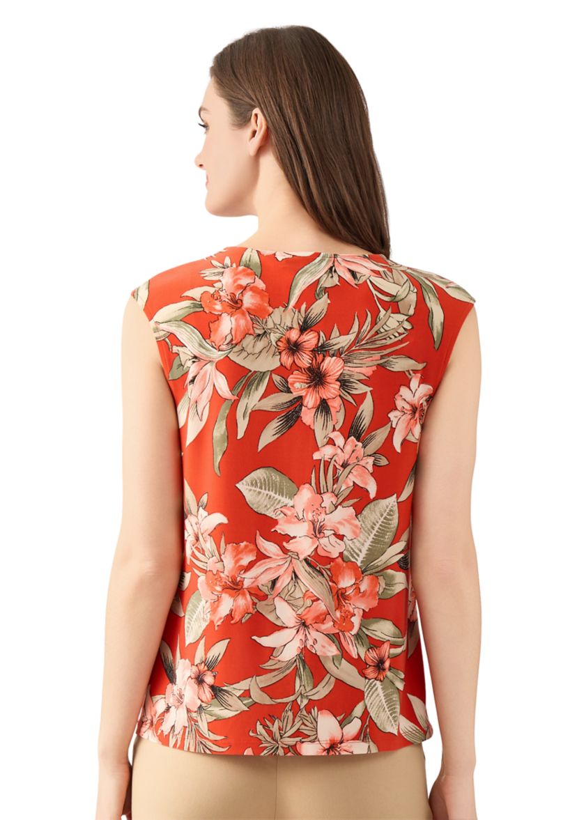 Petite Keyhole Cami with Cap Sleeves