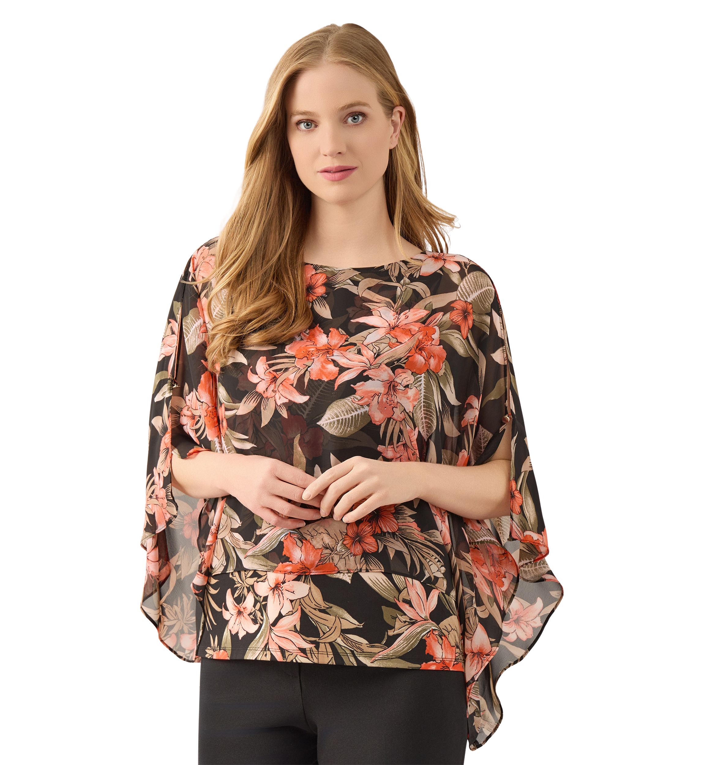 Womens Mixed Media Top