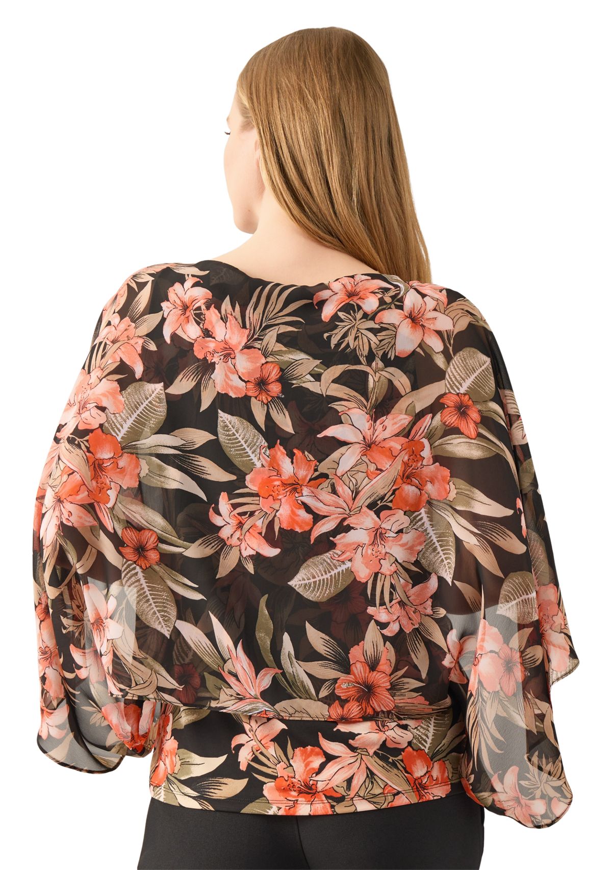 Womens Mixed Media Top