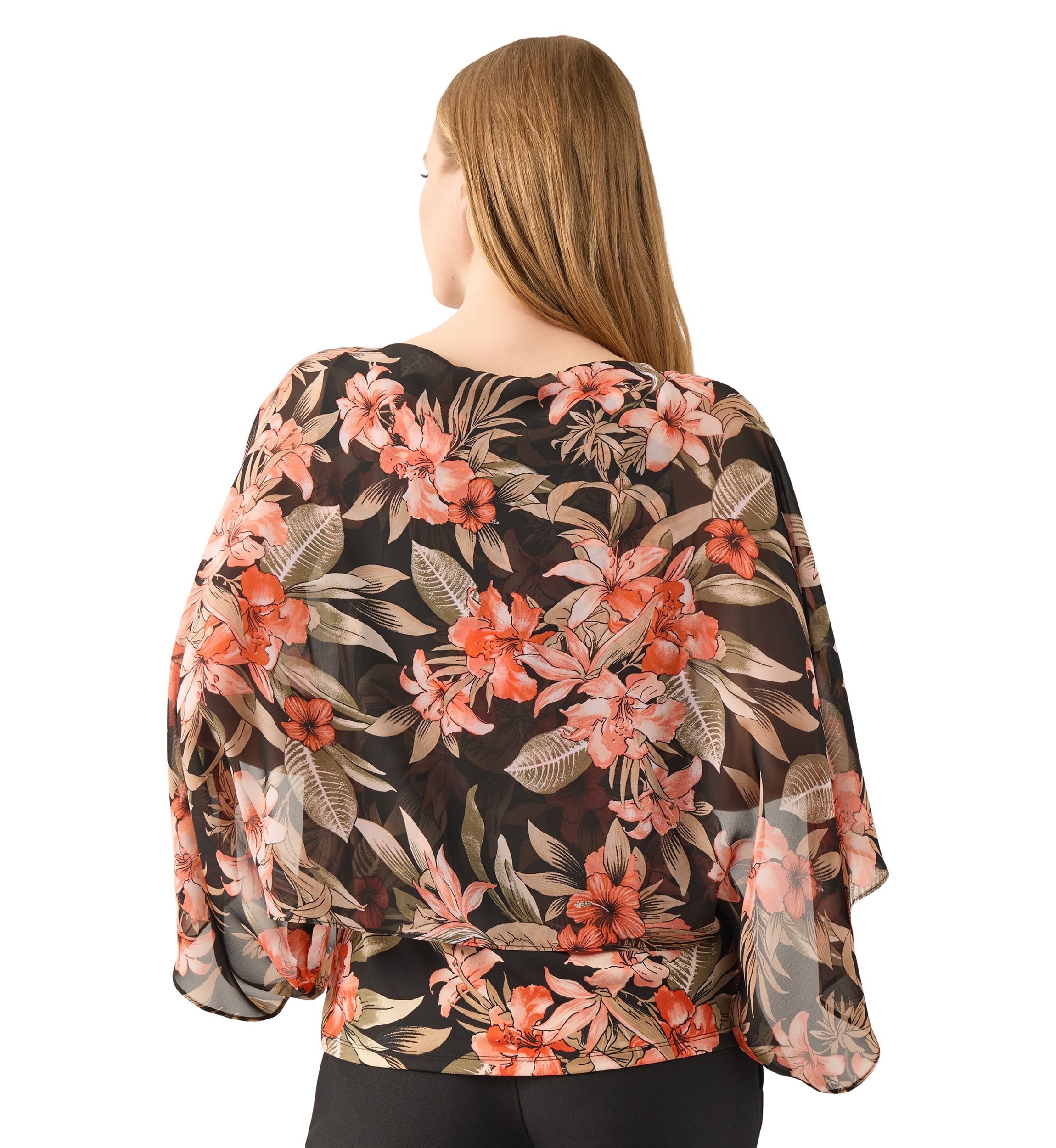 Womens Mixed Media Top