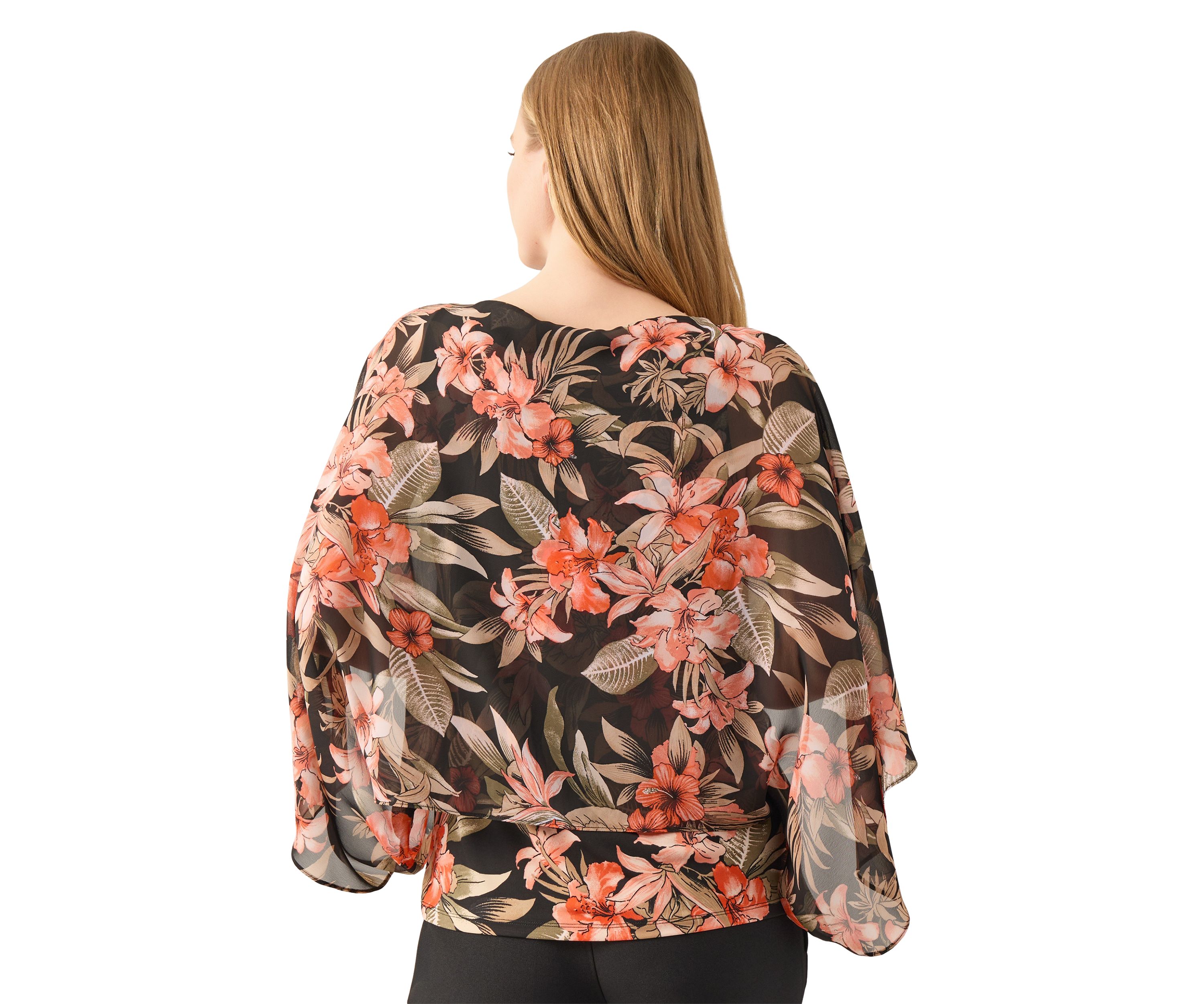 Womens Mixed Media Top