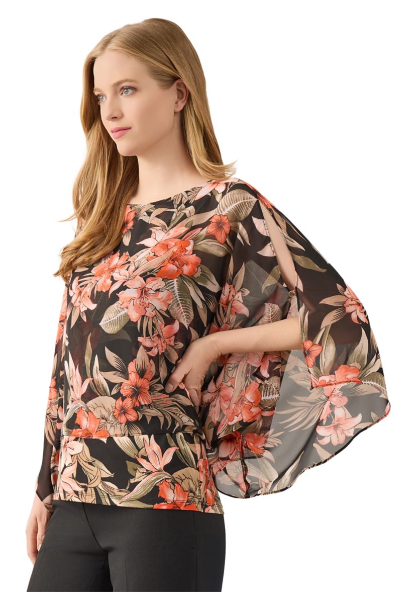 Womens Mixed Media Top