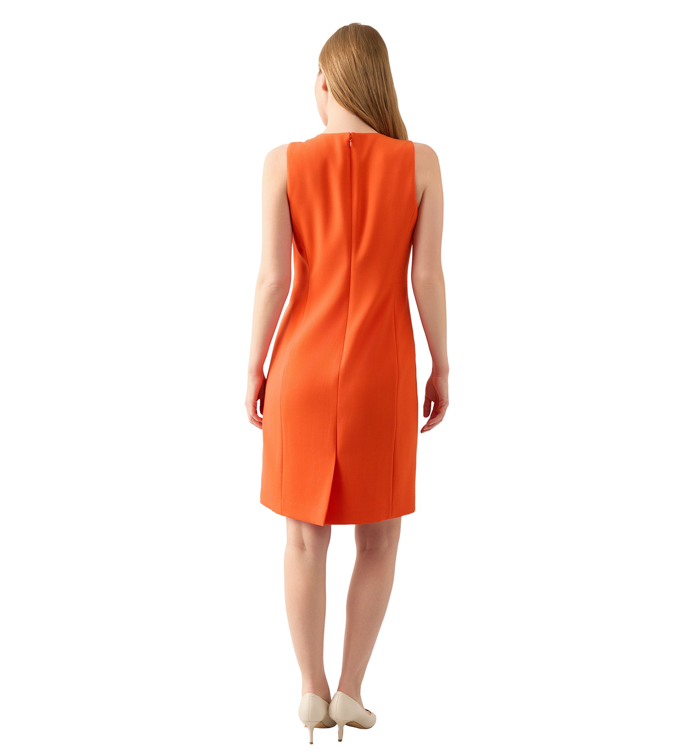Womens Sleeveless Multi Seam Dress