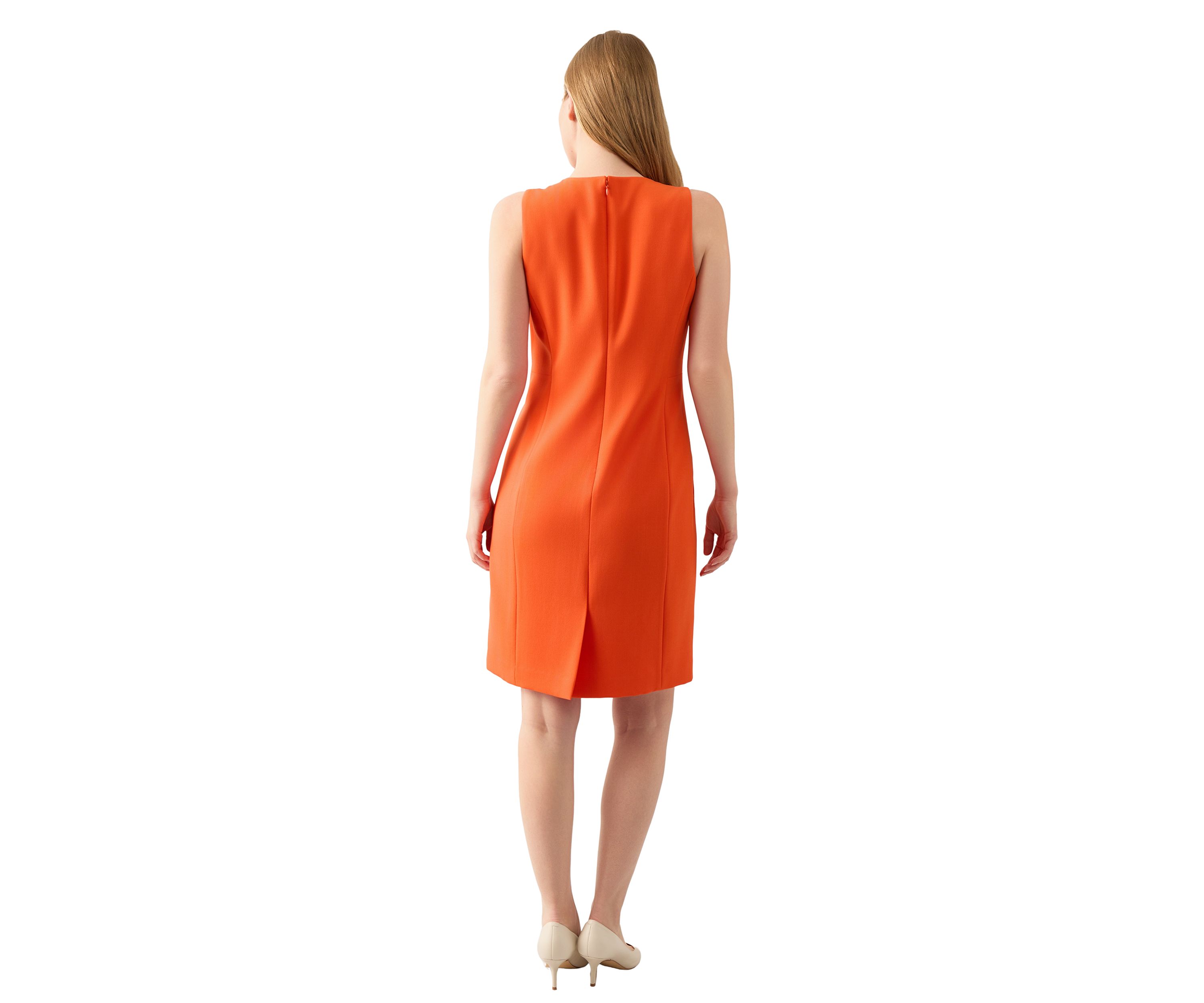 Womens Sleeveless Multi Seam Dress