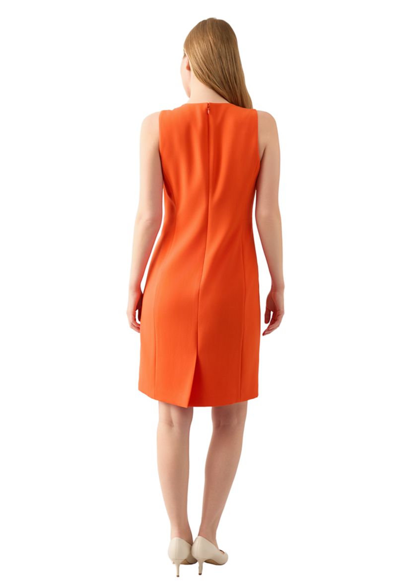Womens Sleeveless Multi Seam Dress