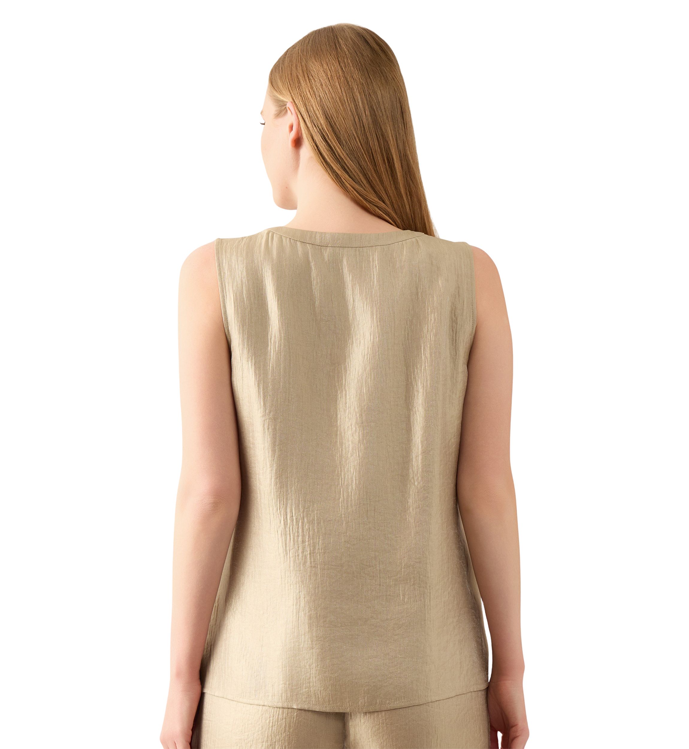 Womens Sleeveless Scoop Neck Tank Top