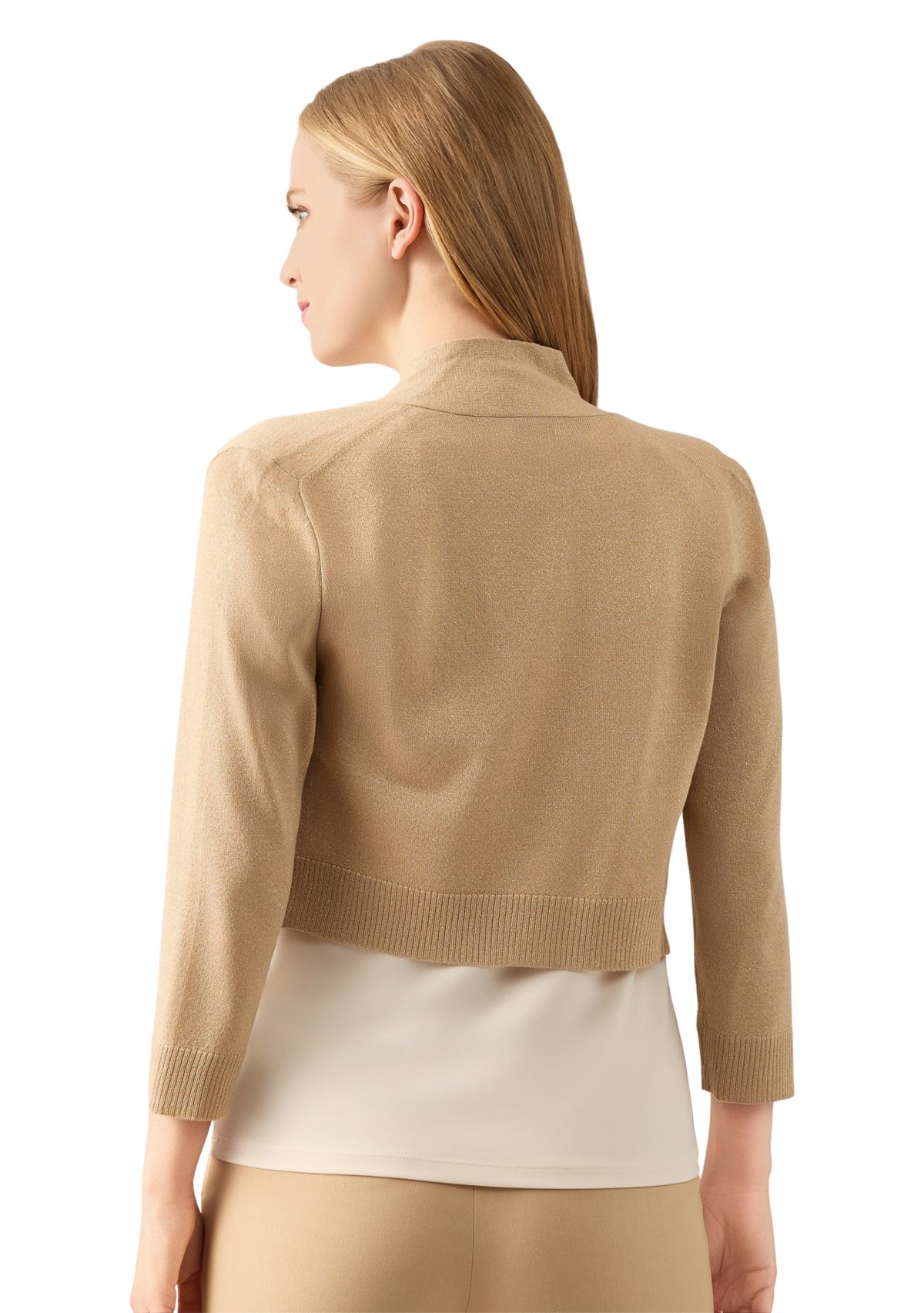 Petite Cropped Kissing Front Shrug