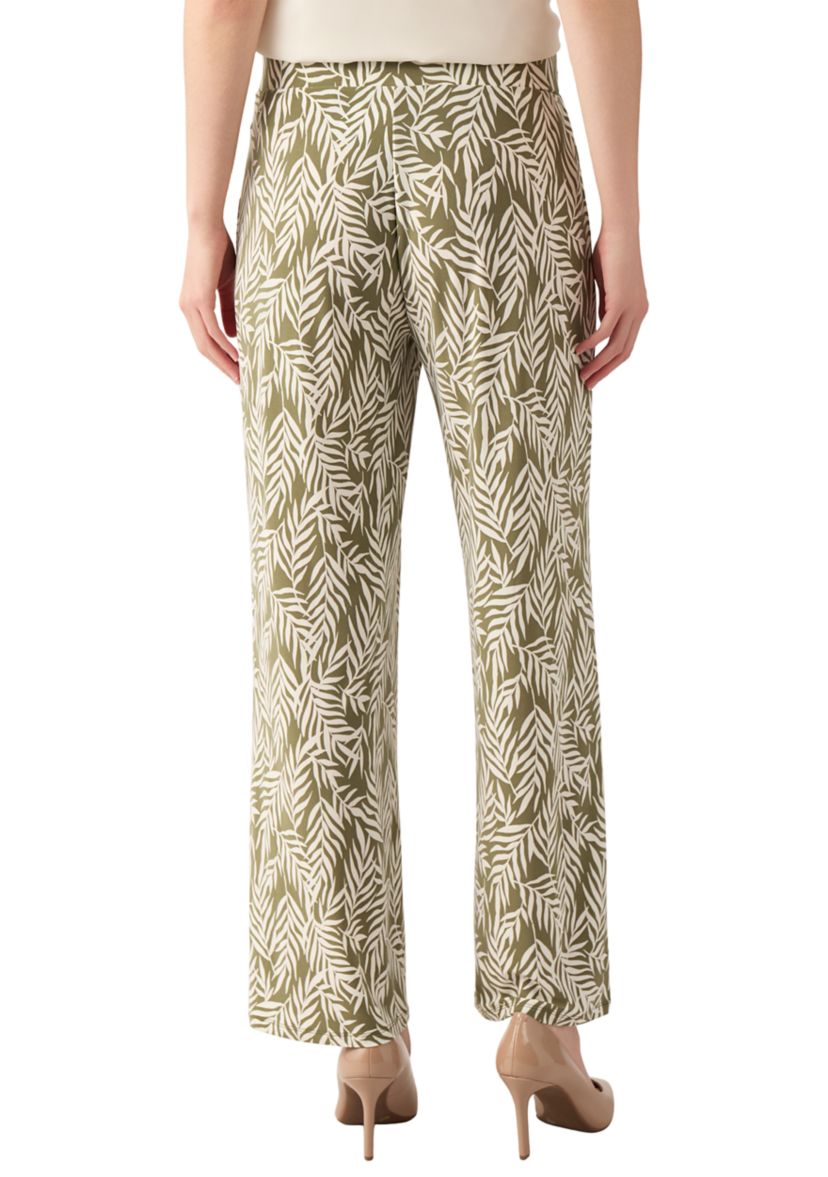 Womens Pull On Wide Ankle Pants