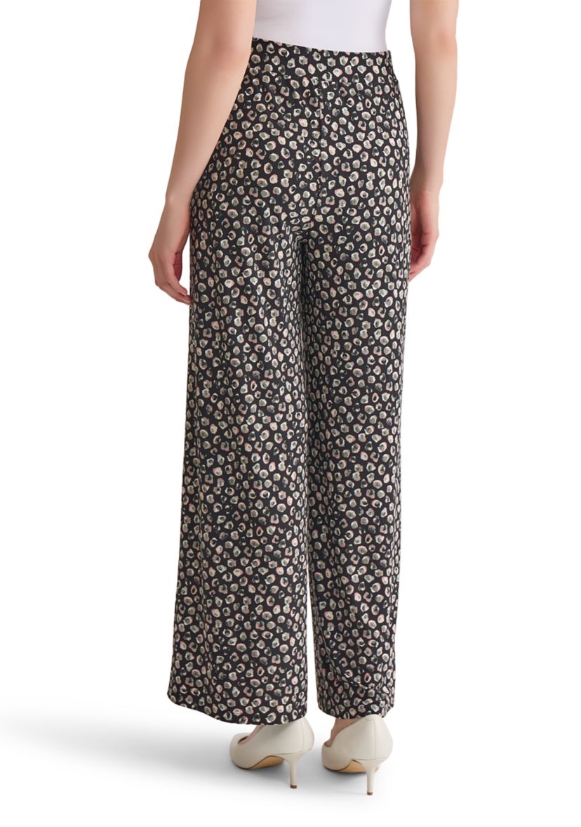 Womens Printed Pull On Knit Ankle Pants