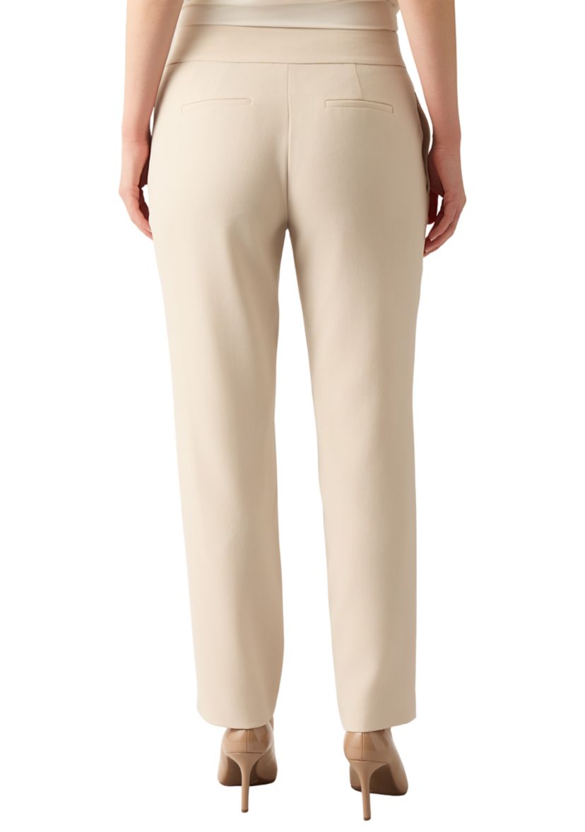 Womens Fly Front Slim Pants