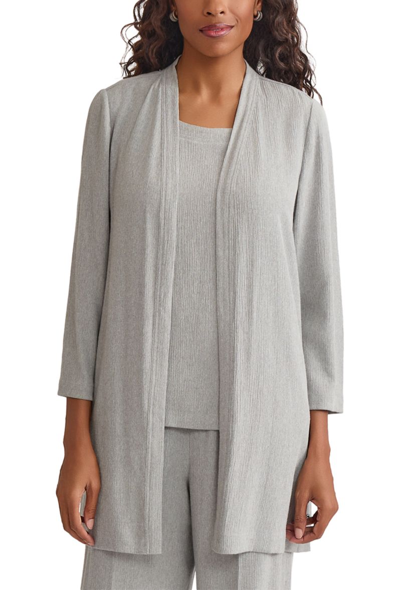 Womens Open Duster with Side Slits
