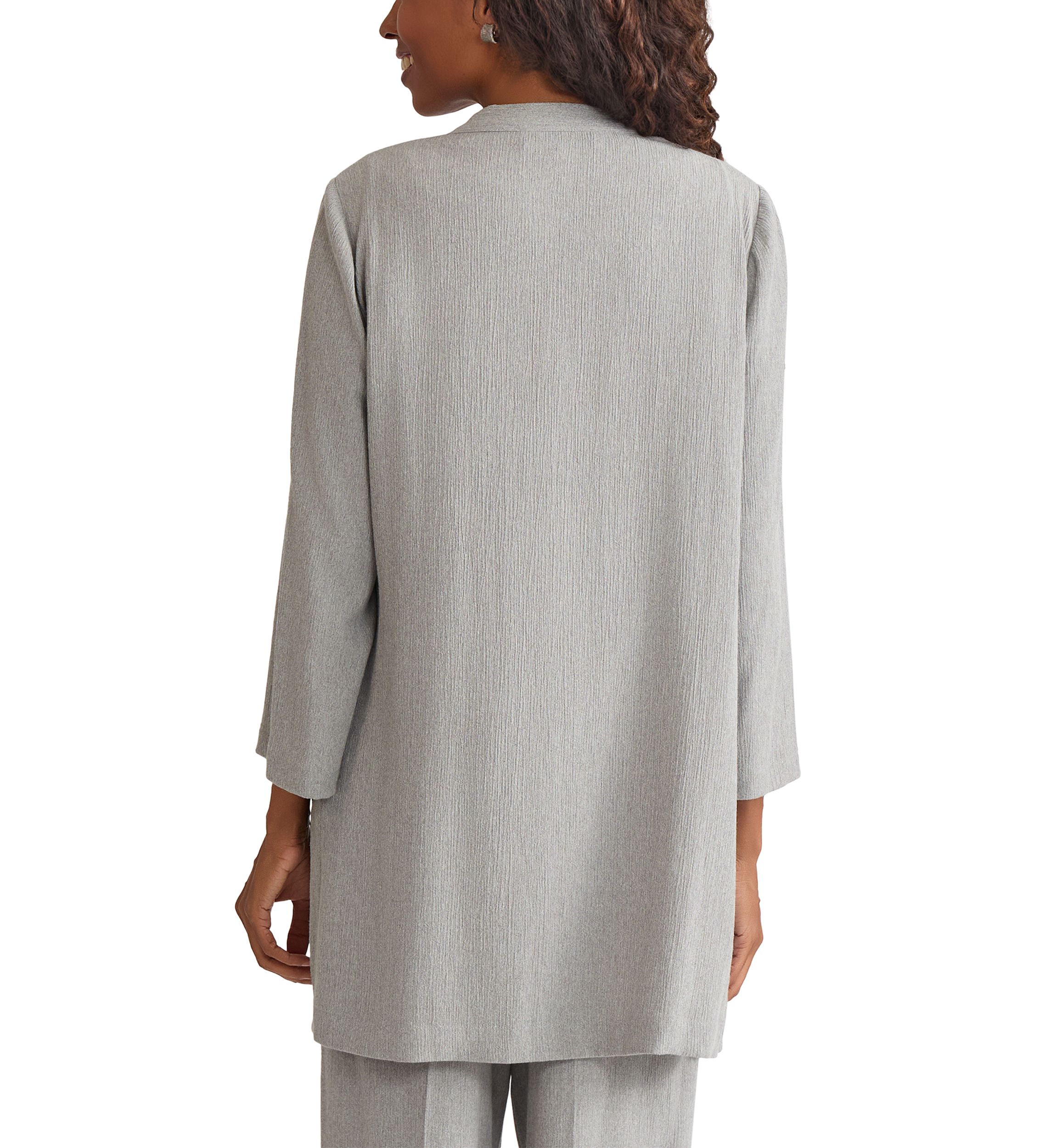 Womens Open Duster with Side Slits