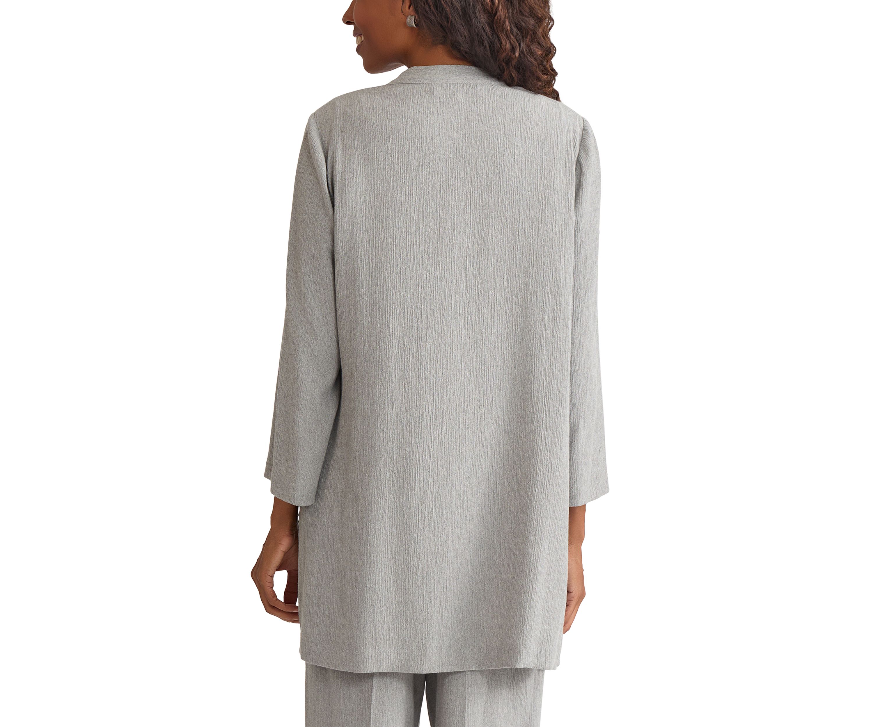 Womens Open Duster with Side Slits