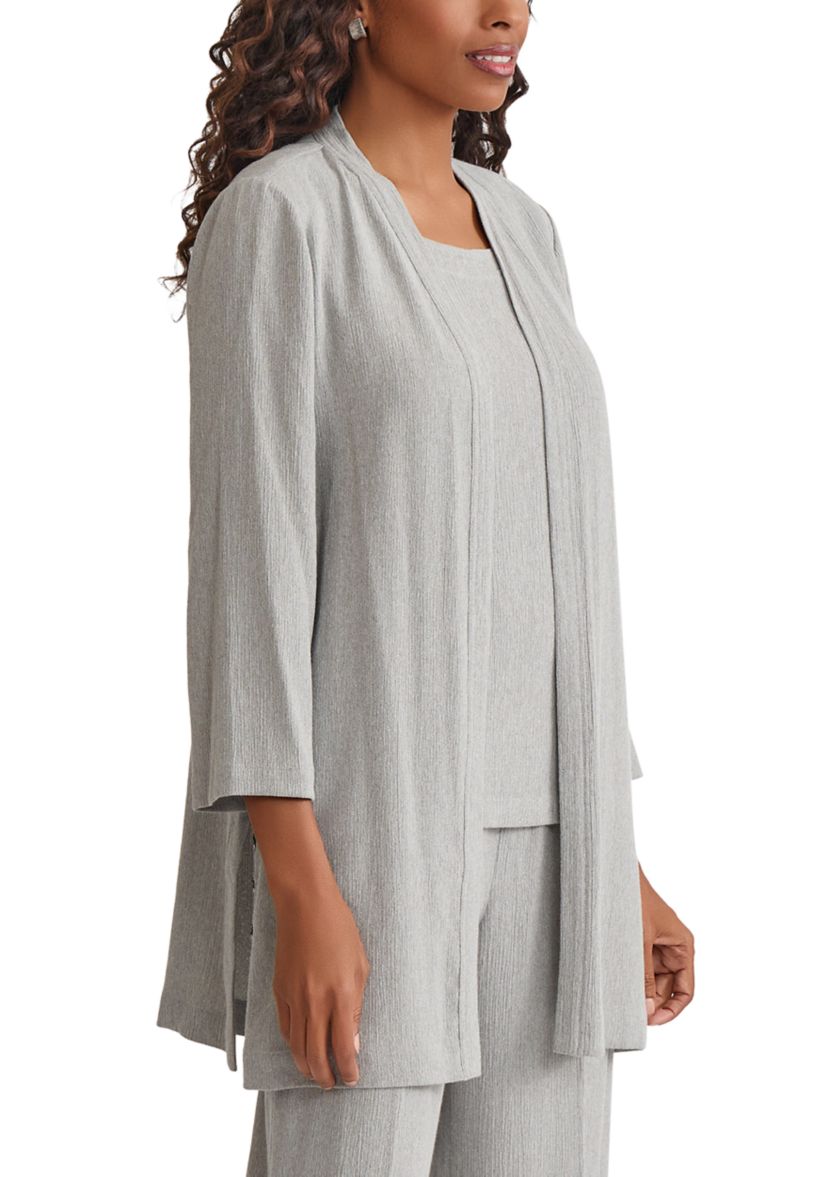 Womens Open Duster with Side Slits