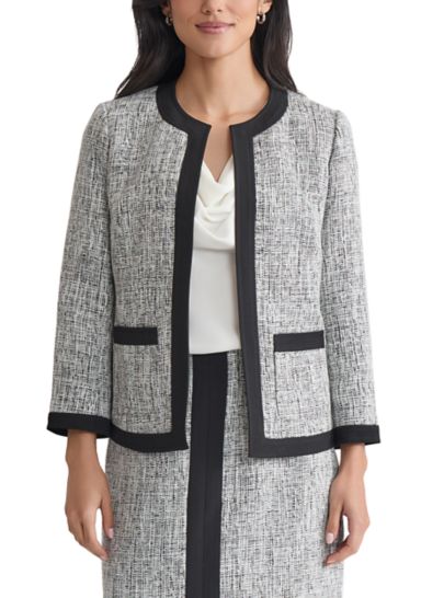 Women's Tweed Framed Cardigan Jacket
