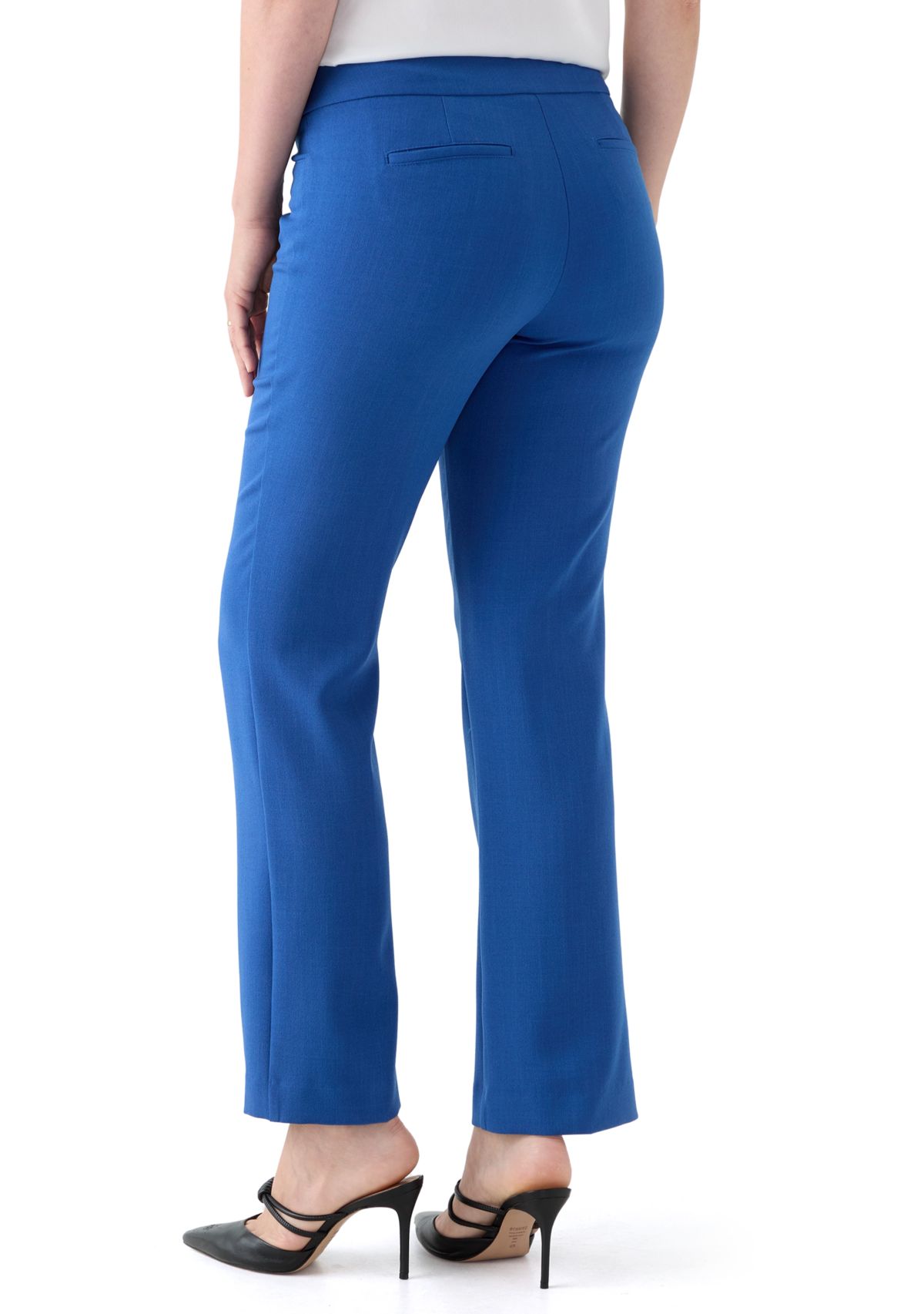Womens Stretch Crepe L-Pocket Pants