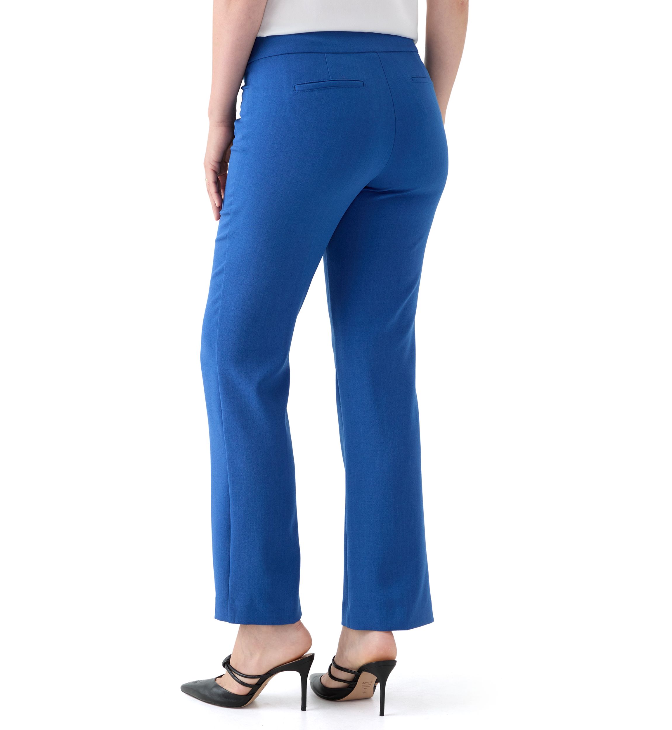 Womens Stretch Crepe L-Pocket Pants