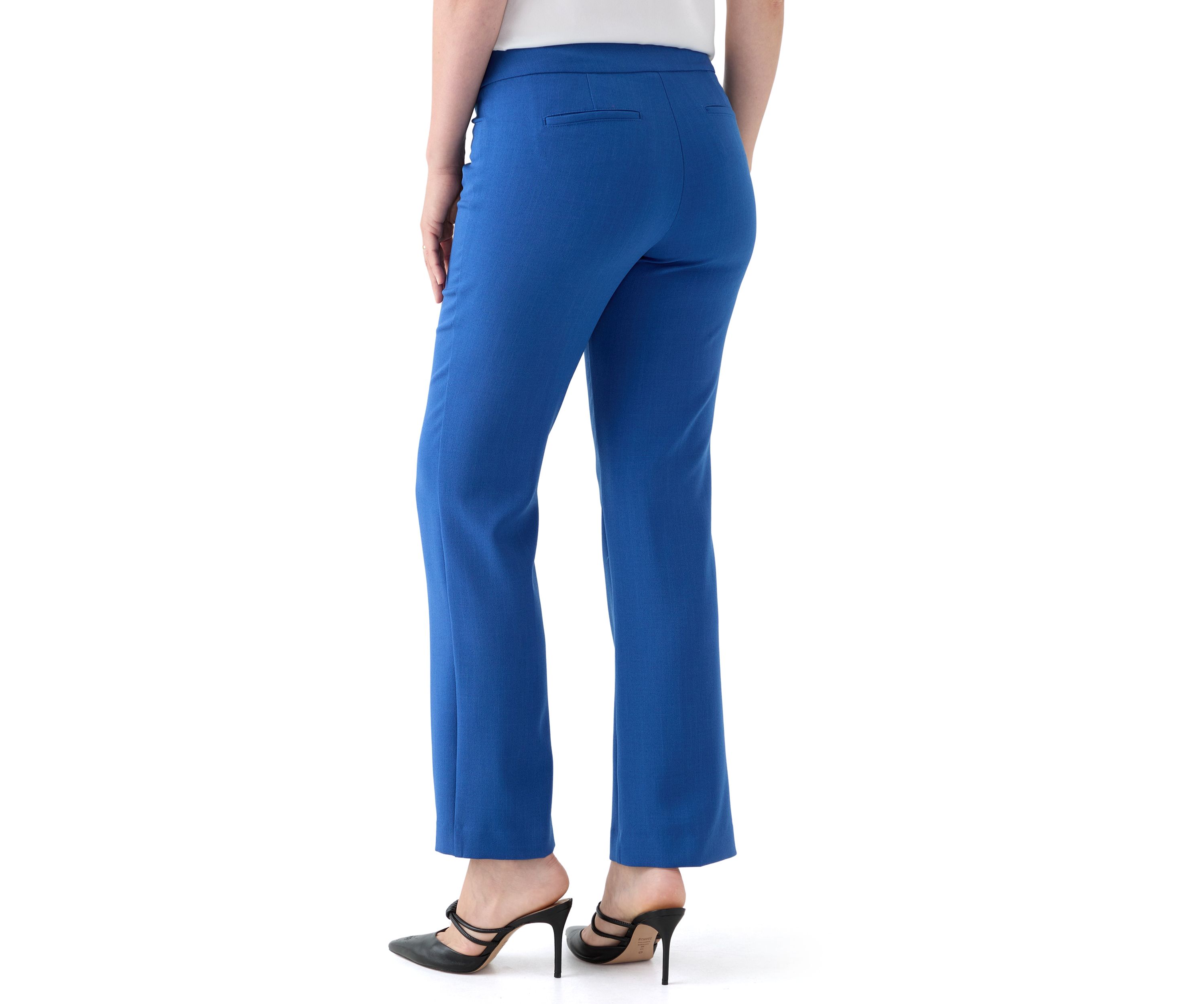 Womens Stretch Crepe L-Pocket Pants