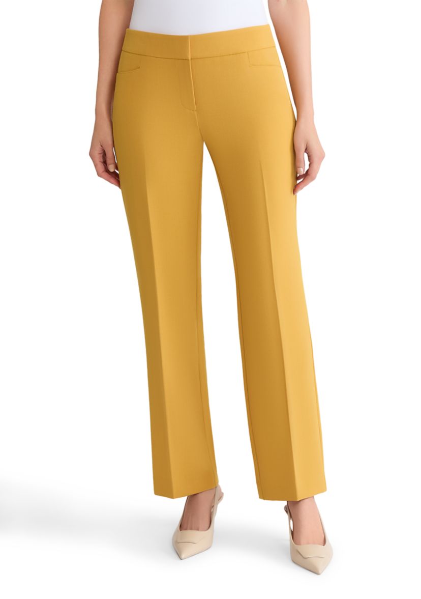 Petite Stretch Crepe L-Pocket Pants