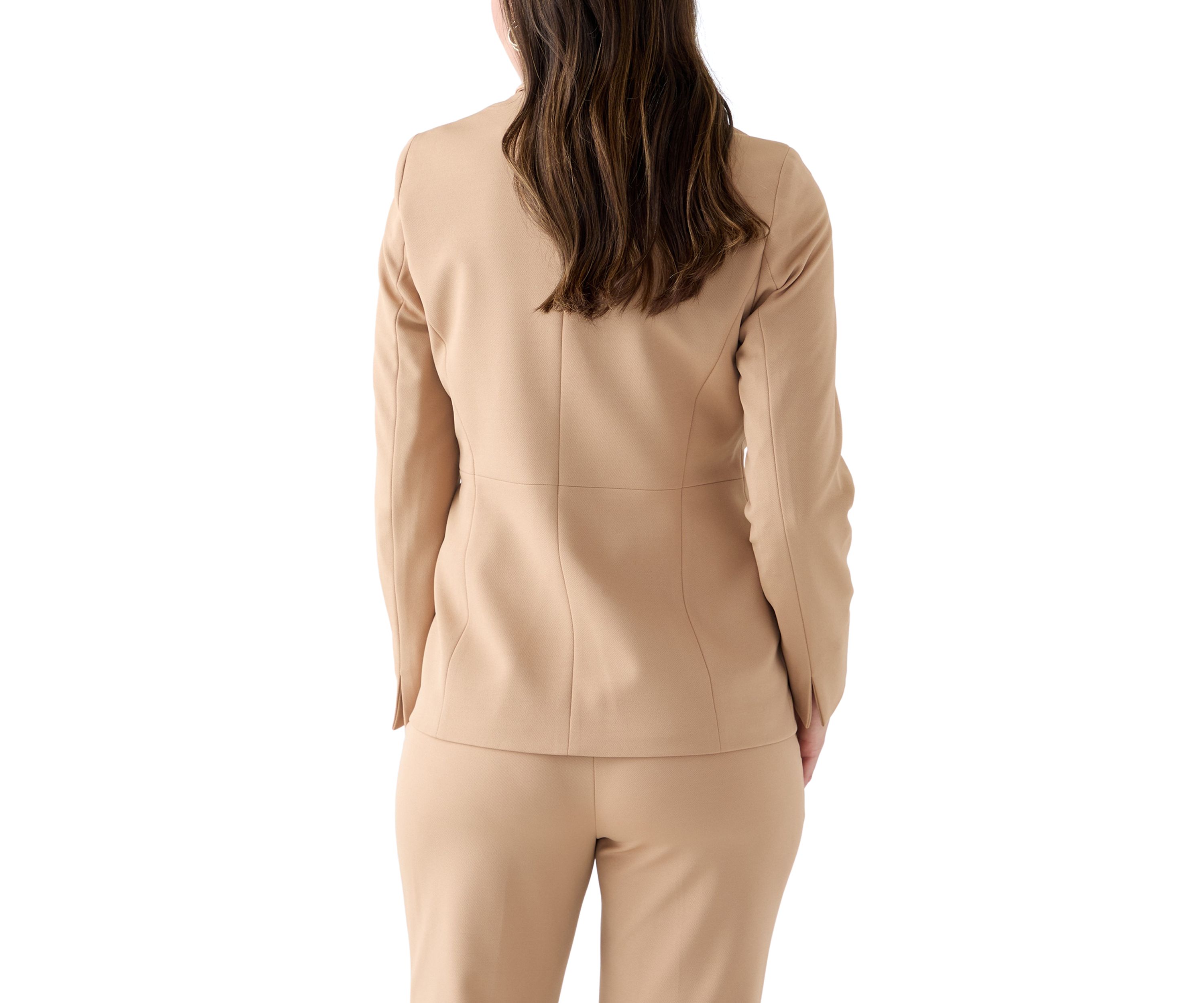 Womens Stretch Twill One Button Jacket