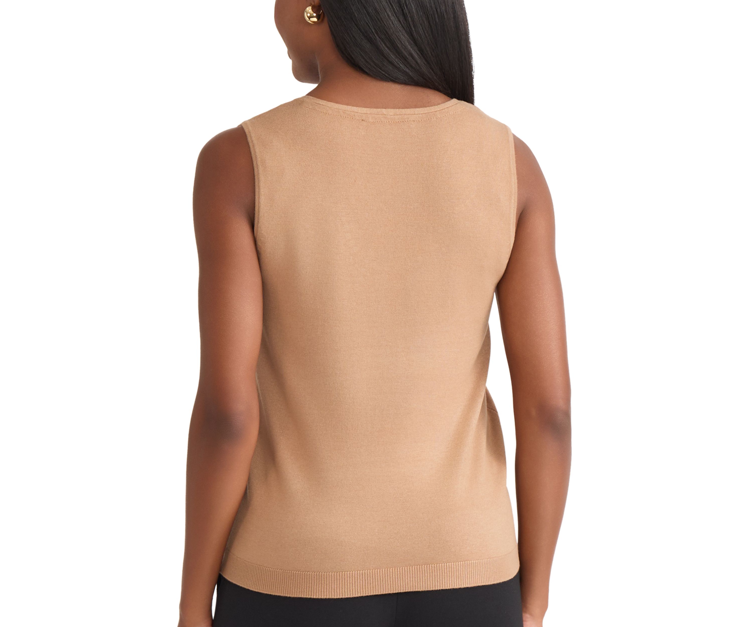 Womens V-Neck Shell with Hot Fix