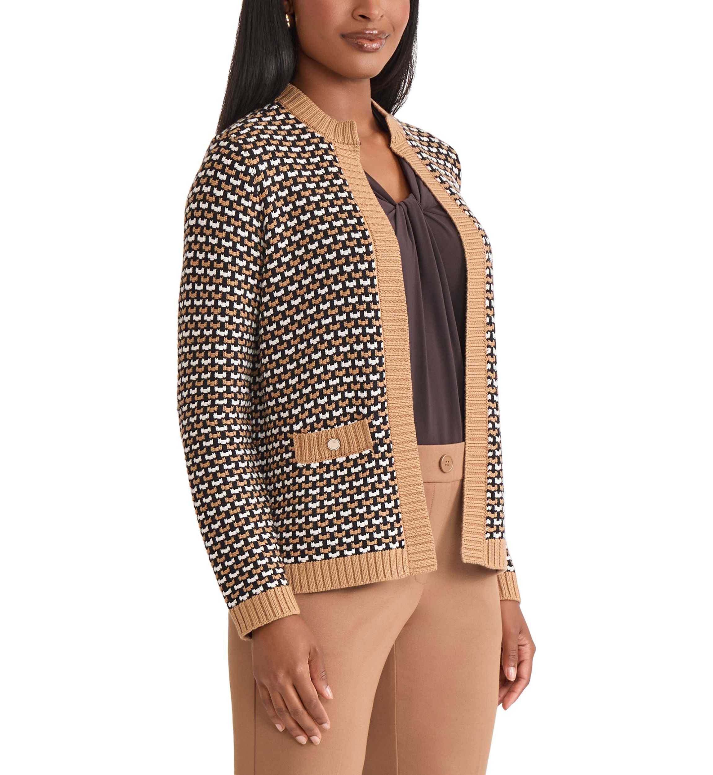 Petite Textured Stitch Cardigan 