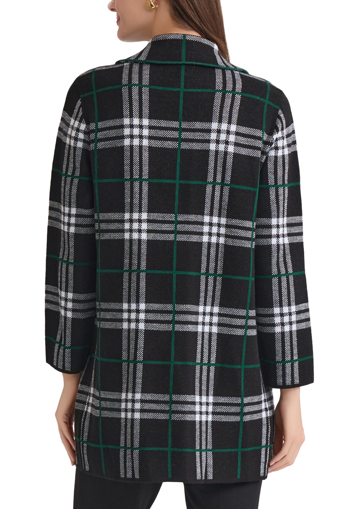 Womens Faux Double Breasted Coatigan