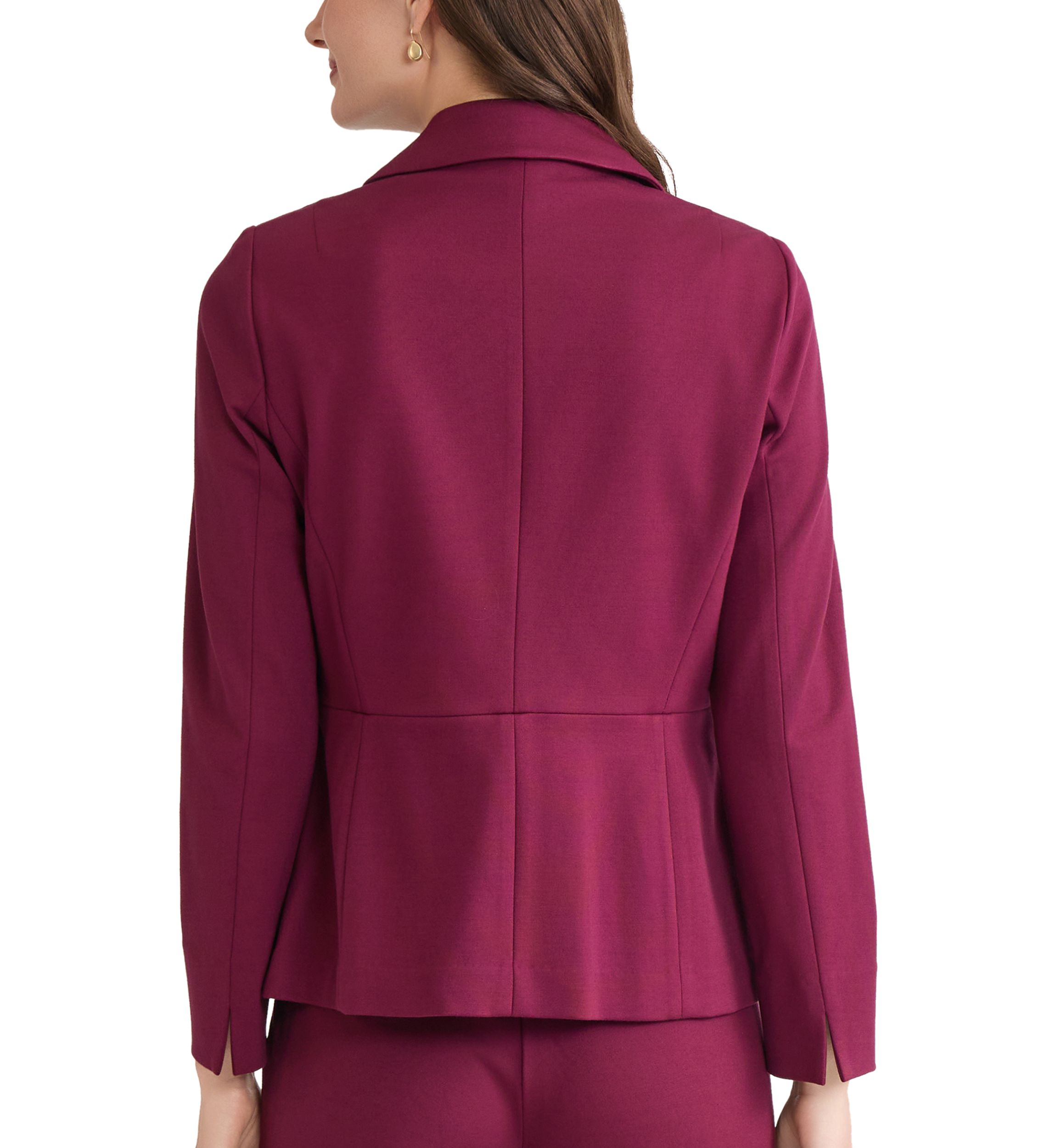 Womens Compression One Button Seamed Jacket